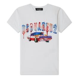 DSquared2 Boy'S Car Logo T Shirt