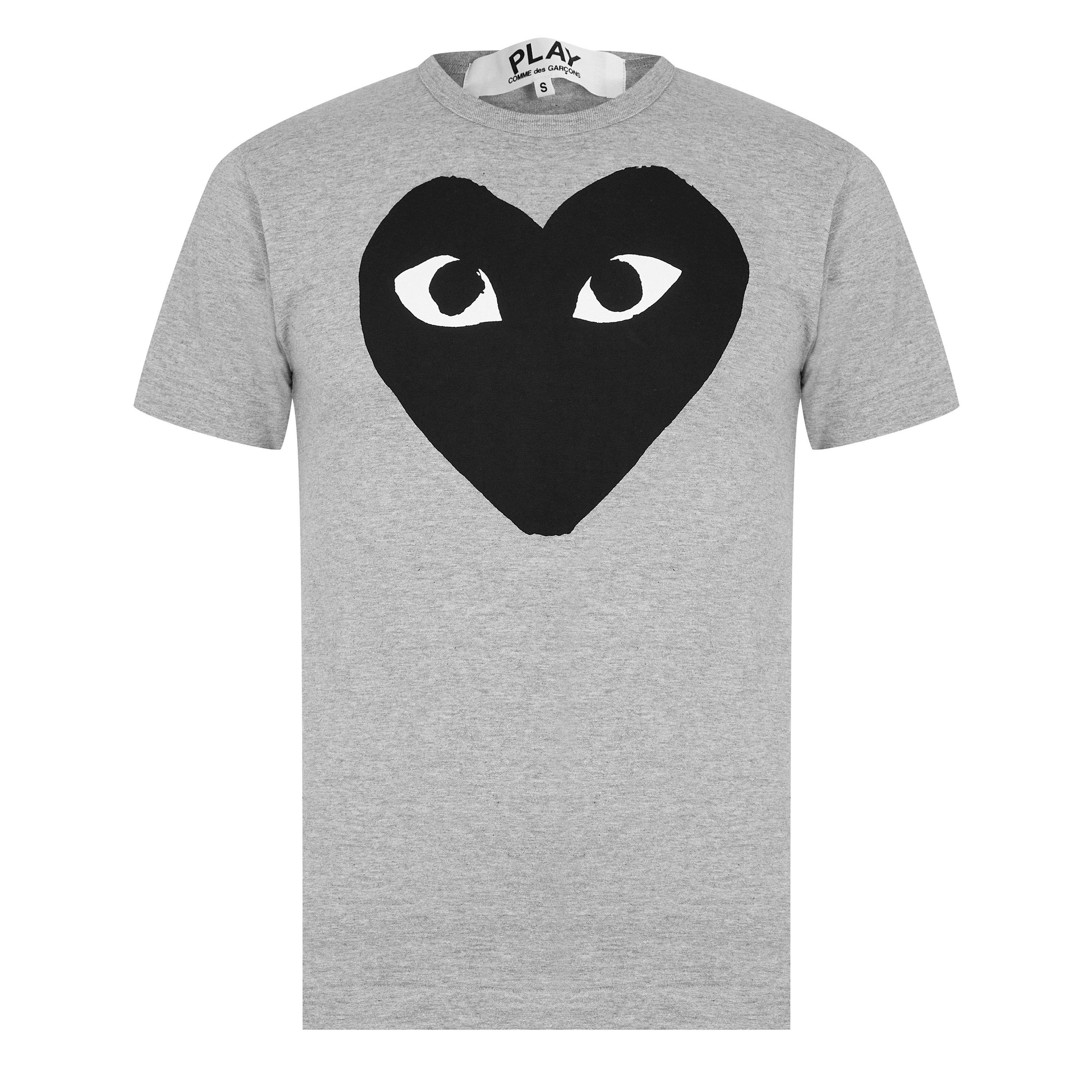 トップス COMME des GARCONS Print t-shirt Comme des Garcons PLAY | Heart Print T-Shirt | Regular Fit T