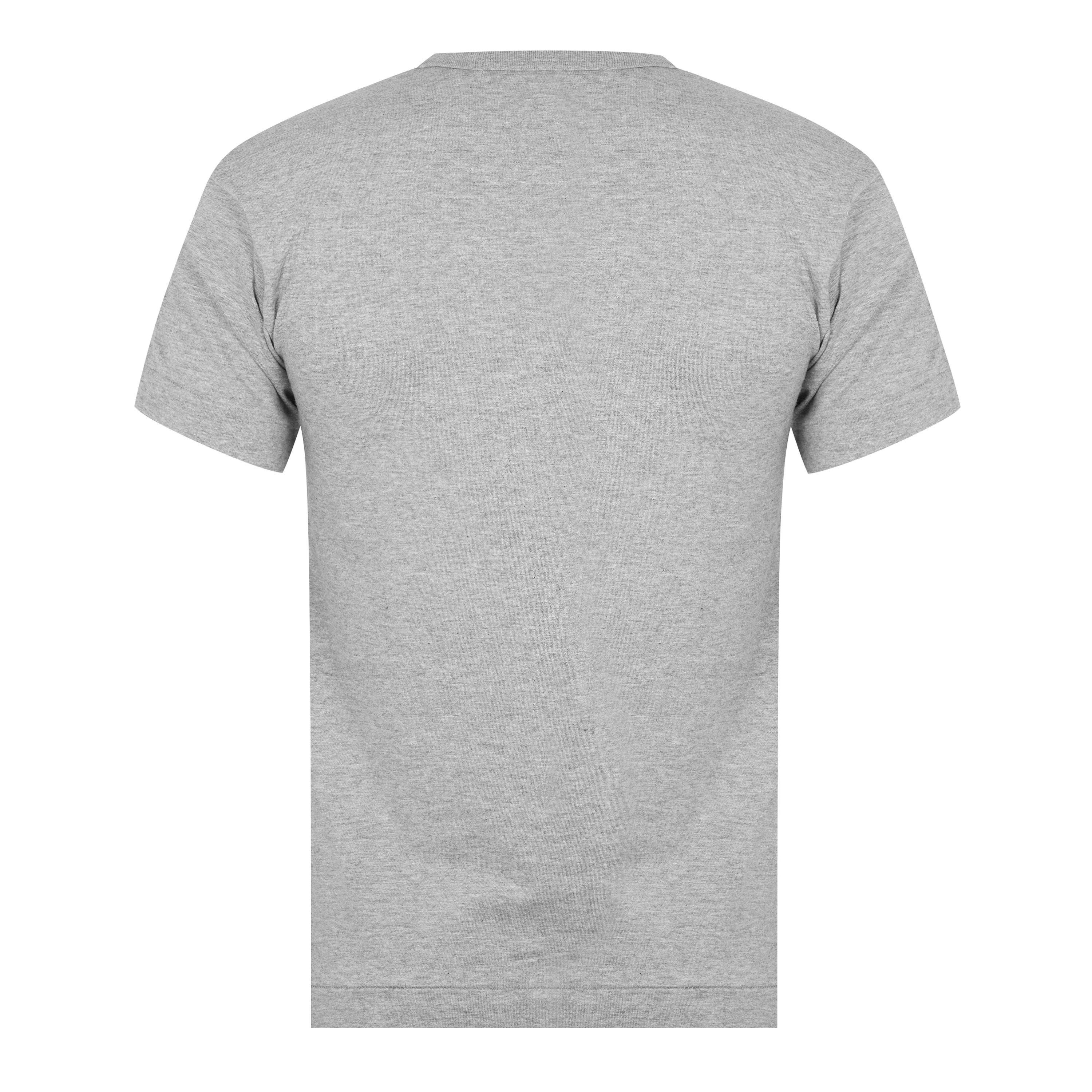 Grey - Comme des Garcons PLAY - Heart Print T-Shirt - 6