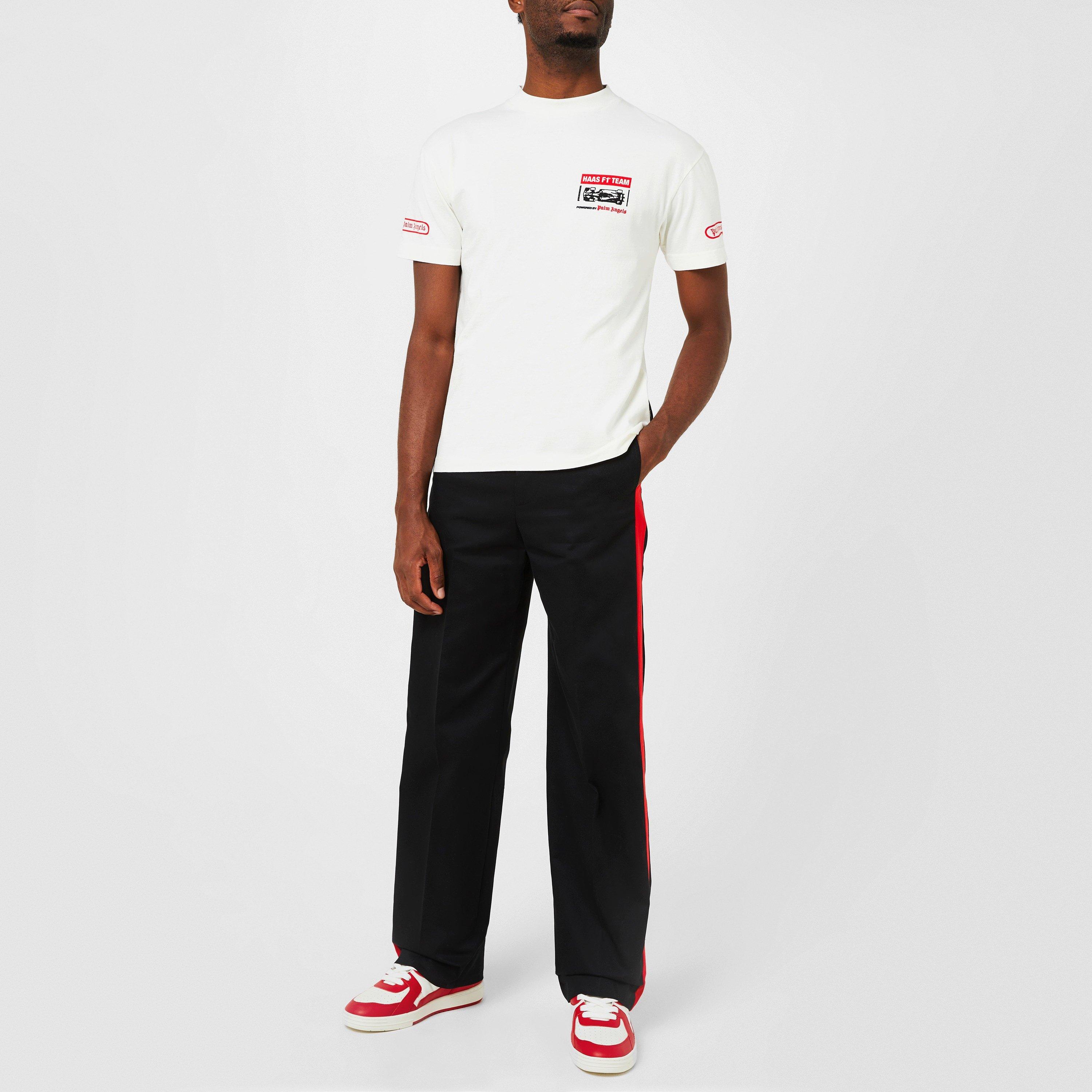 【関税無・国内発】 Palm Angels / F1 Race Team T-Shirt White Palm Angels | F1 Race Team T-Shirt | Regular Fit T-Shirts