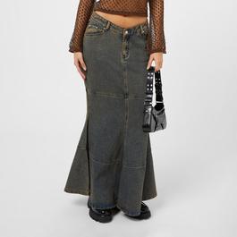 House Of Sunny Tulip Denim Skirt