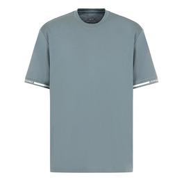 Armani Exchange Cuff Short Sleeve T Shirt