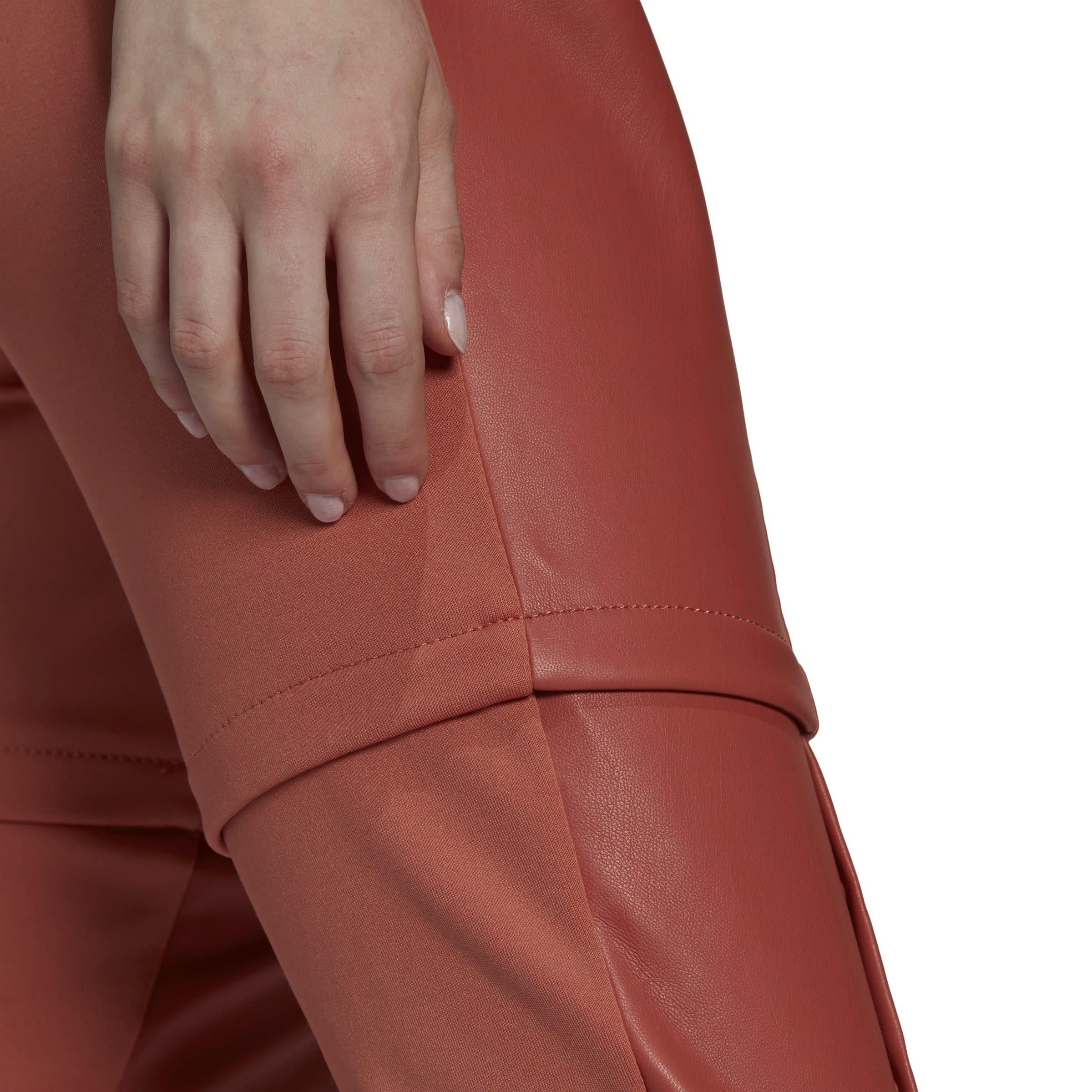 Brown - adidas Originals - Original Slim Snap-Button Pants Womens - 7