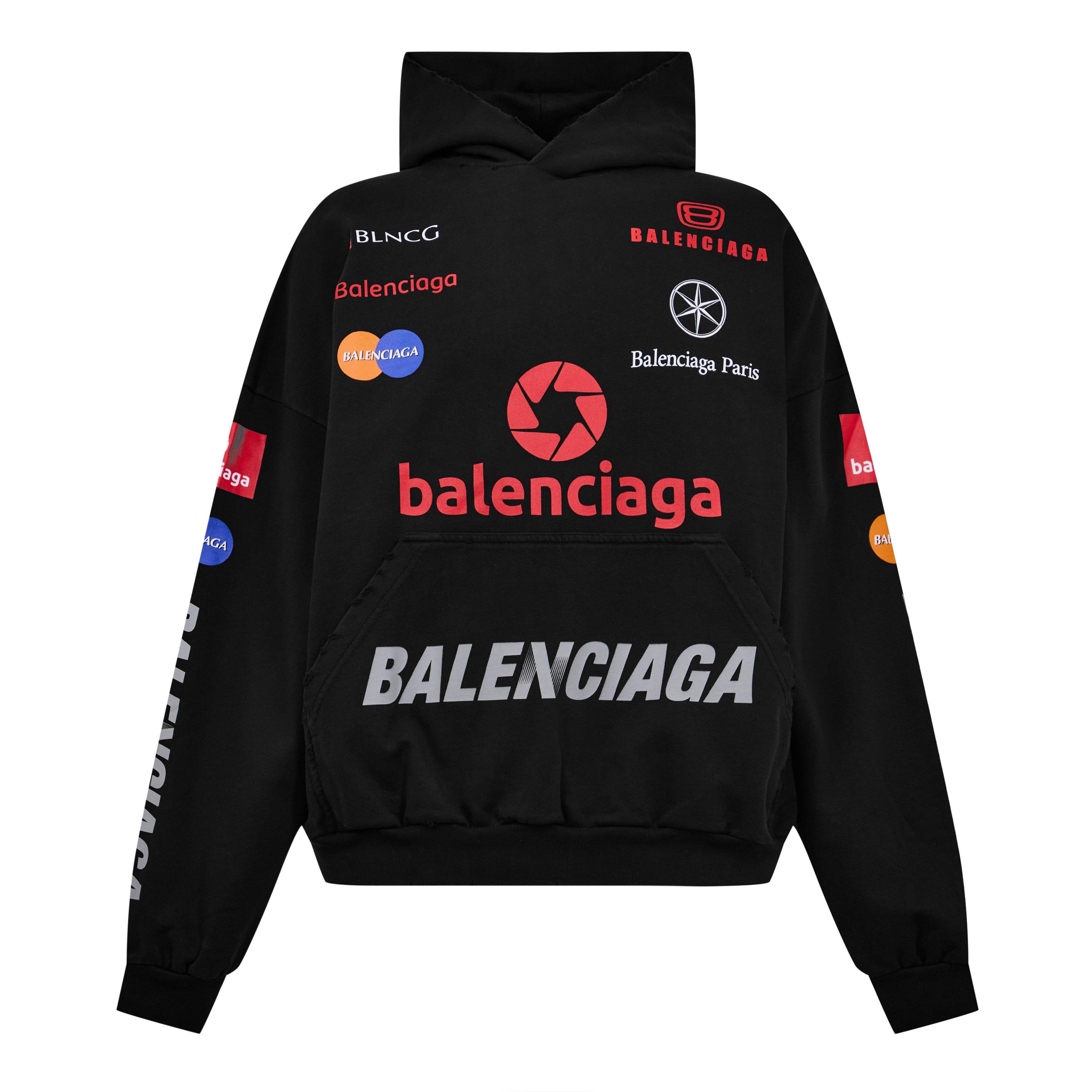 Black - Balenciaga - F1 Top League Hoodie - 7