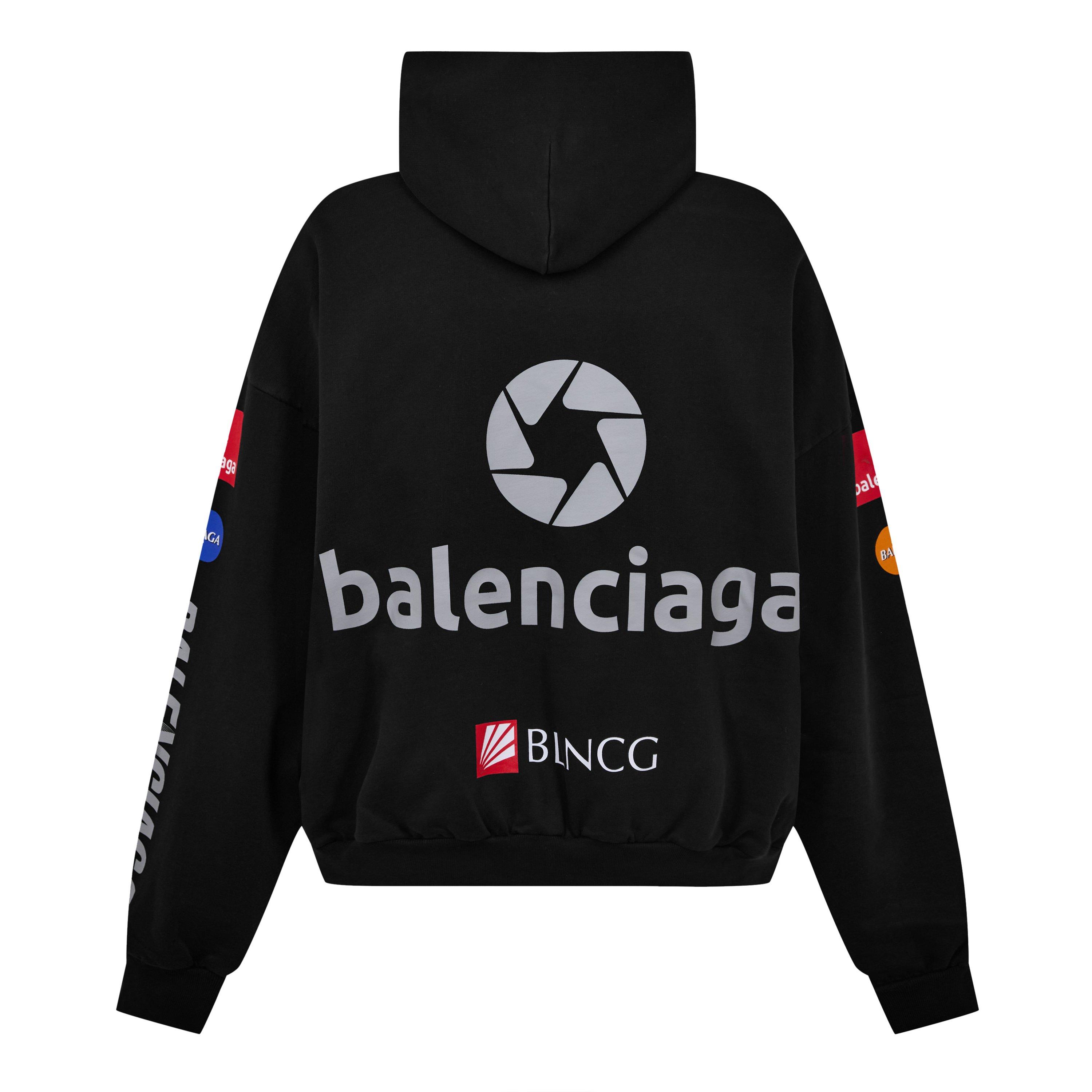 Black - Balenciaga - F1 Top League Hoodie - 8