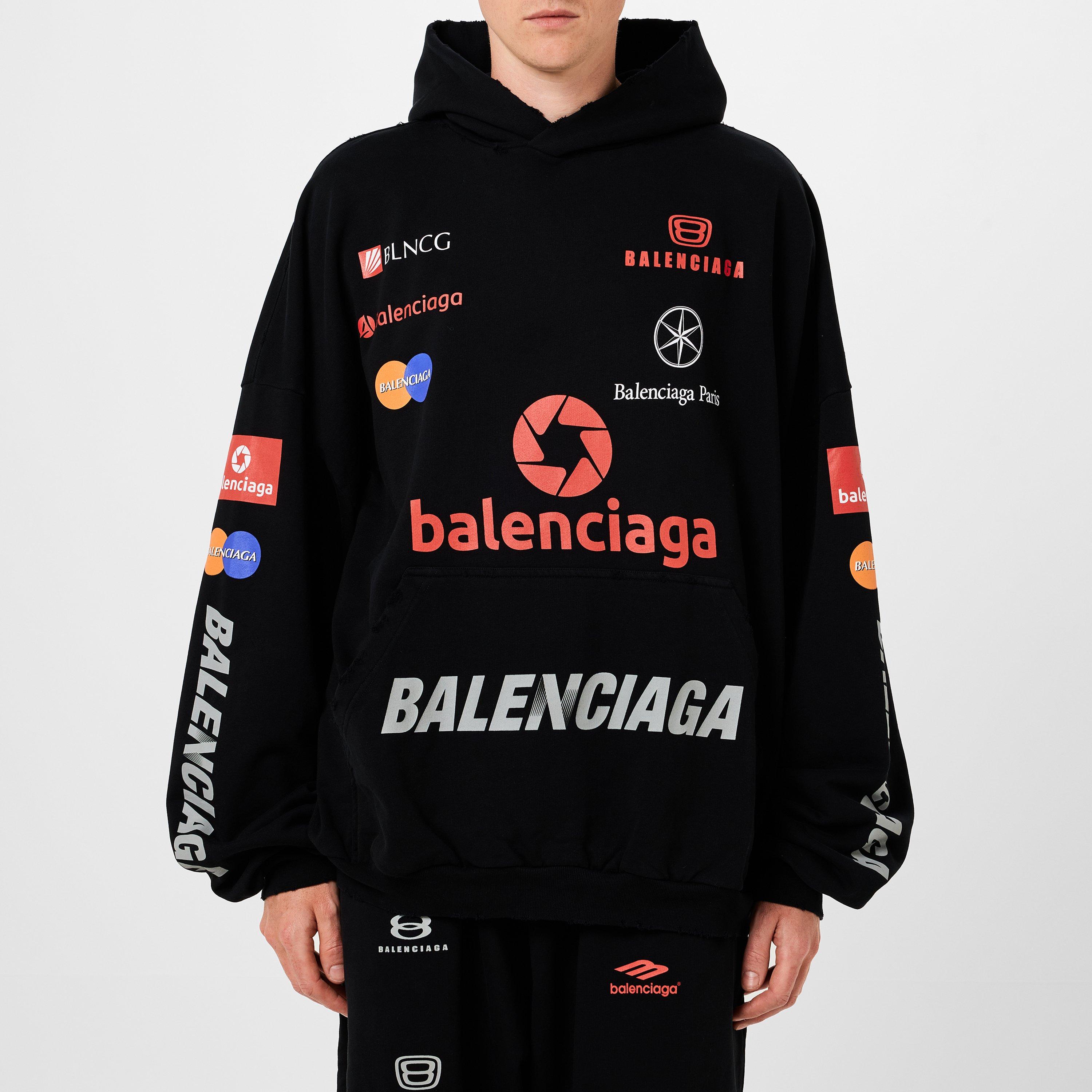 Black - Balenciaga - F1 Top League Hoodie - 3