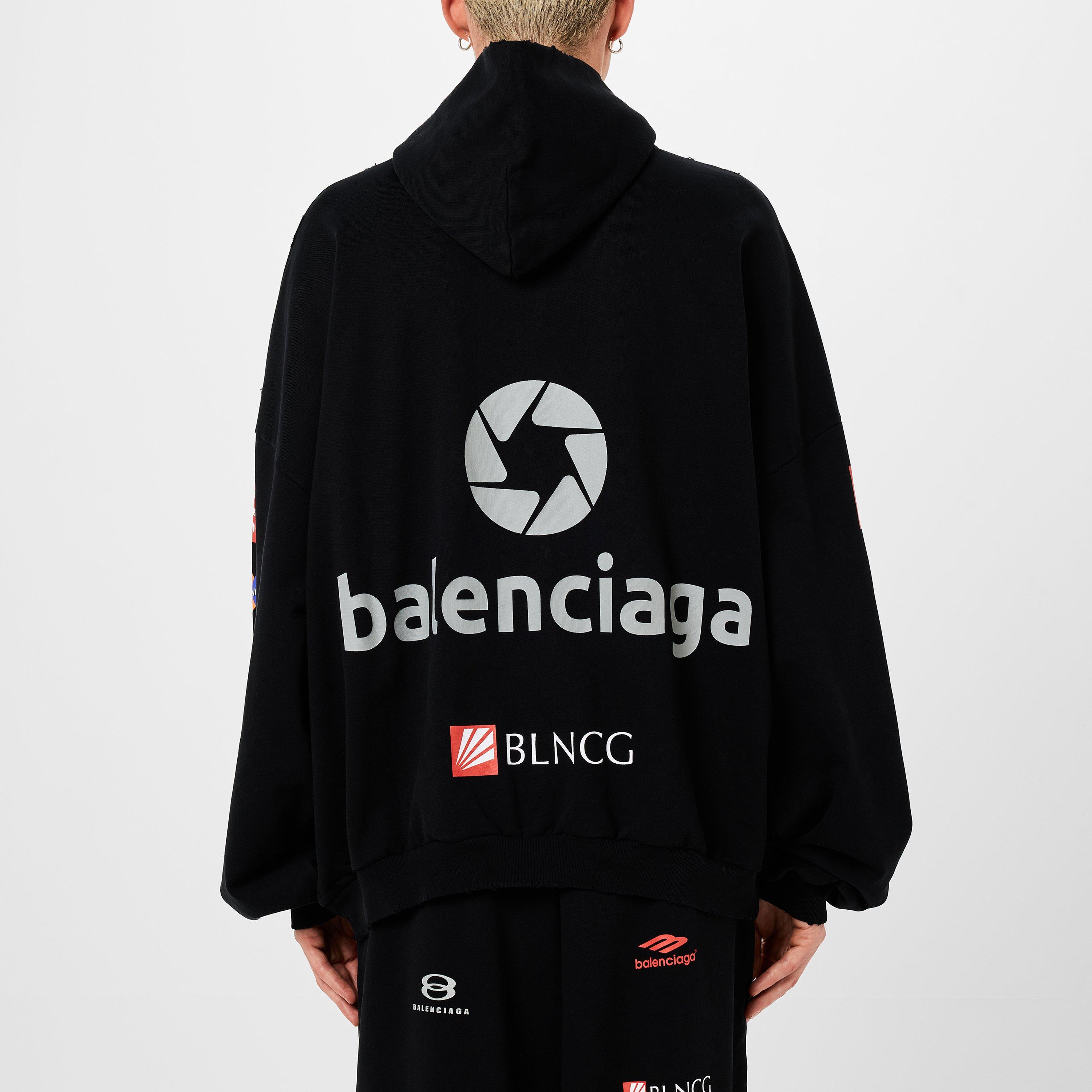 Black - Balenciaga - F1 Top League Hoodie - 4