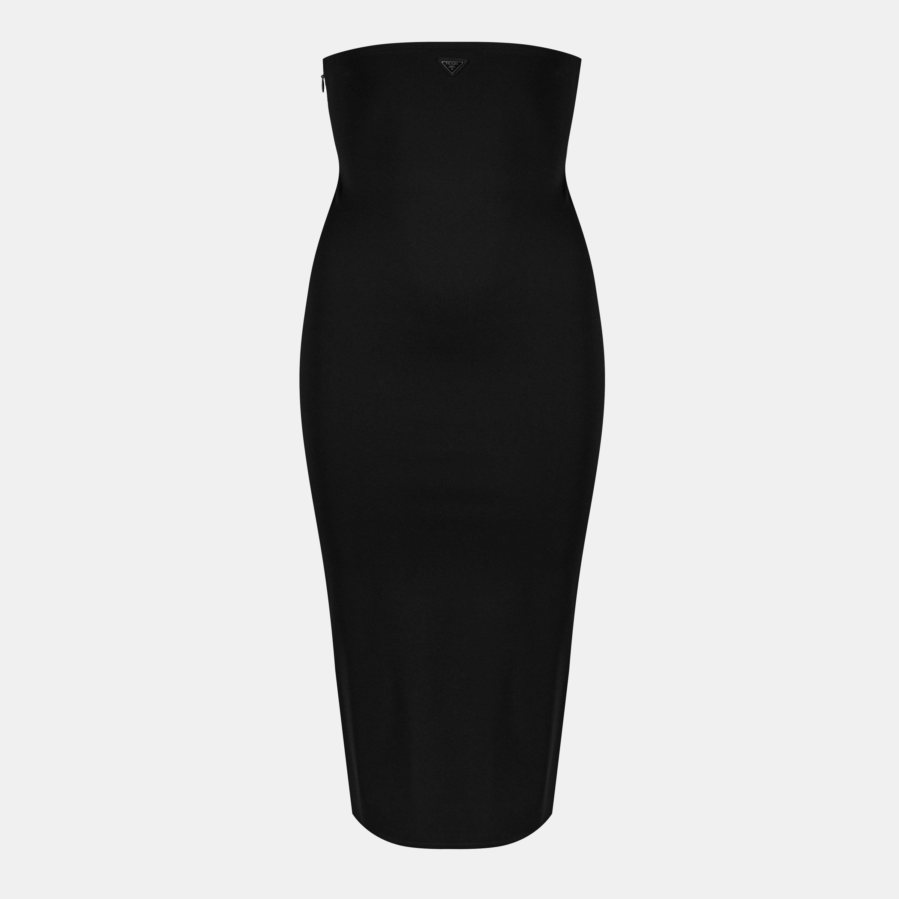 NERO - Prada - Jersey Midi Skirt - 2