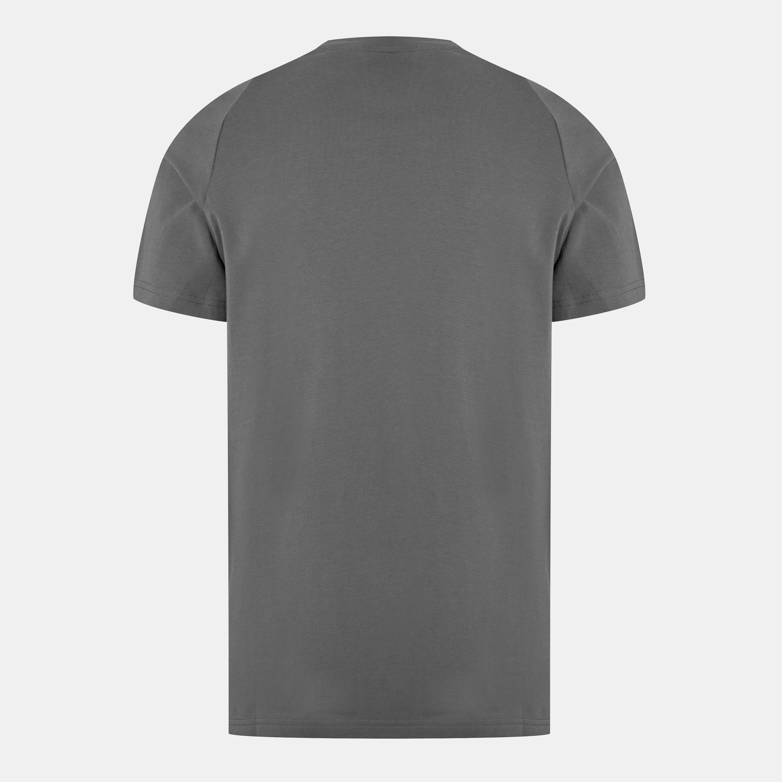 Medium Grey 034 - Hugo - Sporty Tape T Shirt - 2