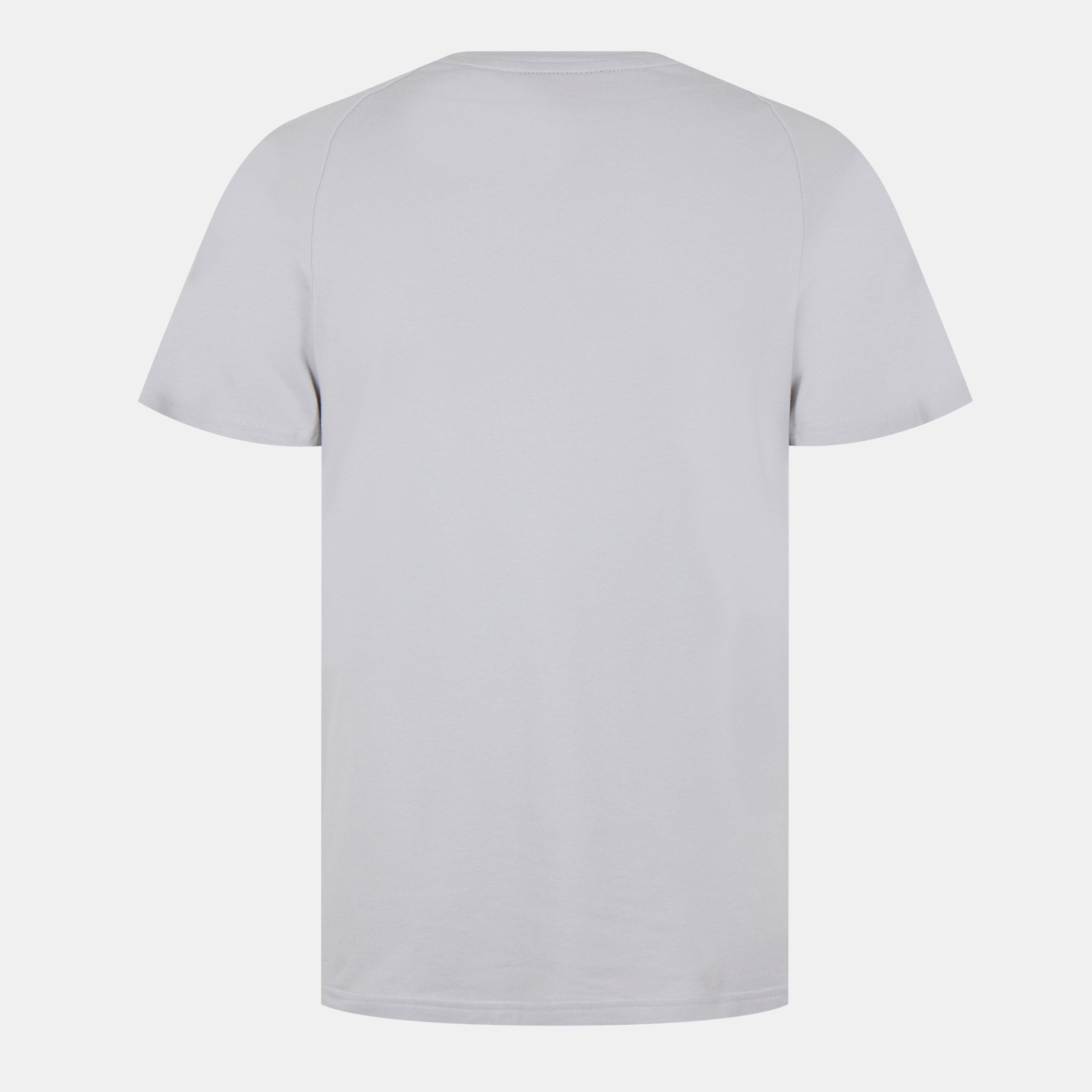 Pastel Grey 050 - Hugo - Sporty Tape T Shirt - 2