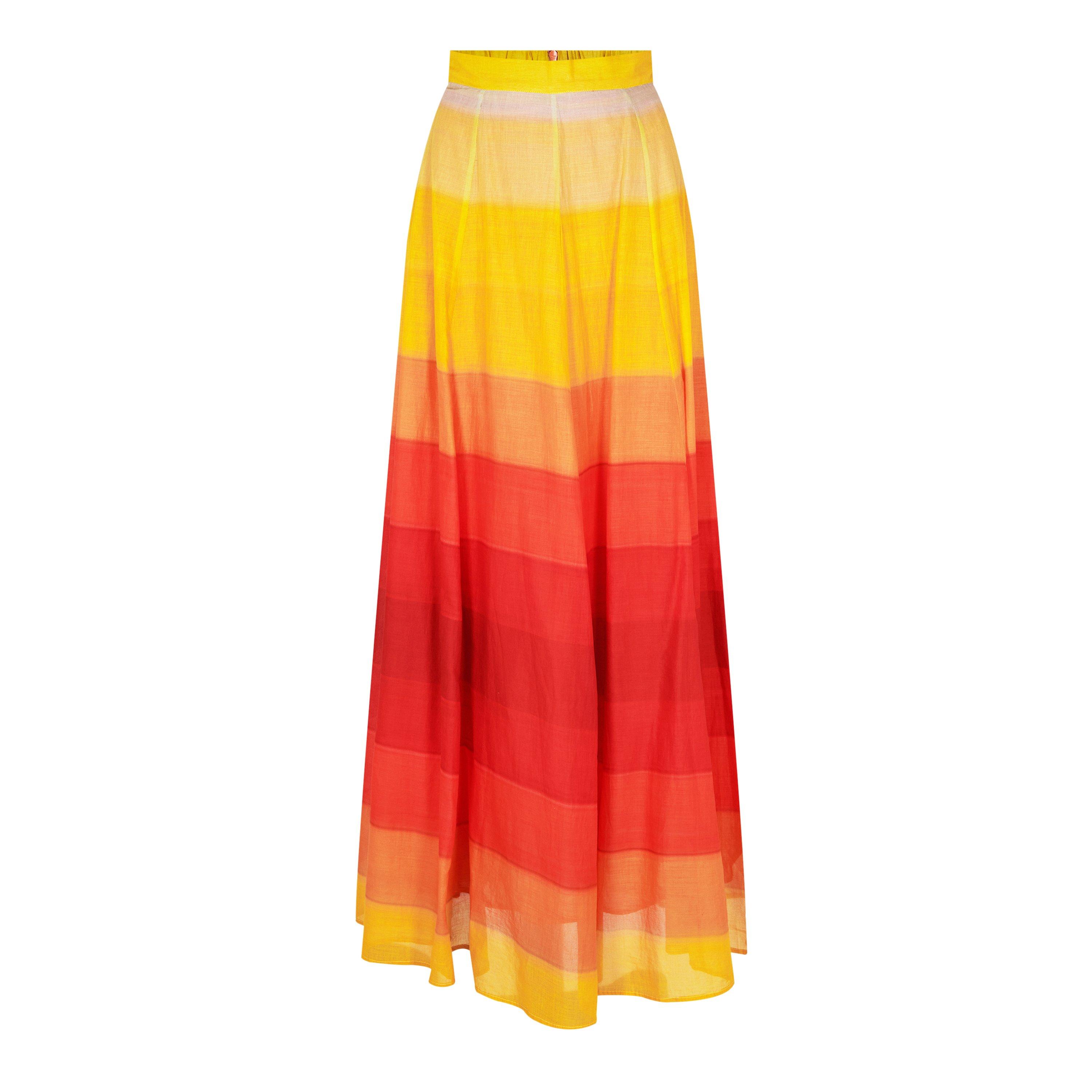 42 Orange - Mimi Liberte - Gradient Maxi Skirt - 5