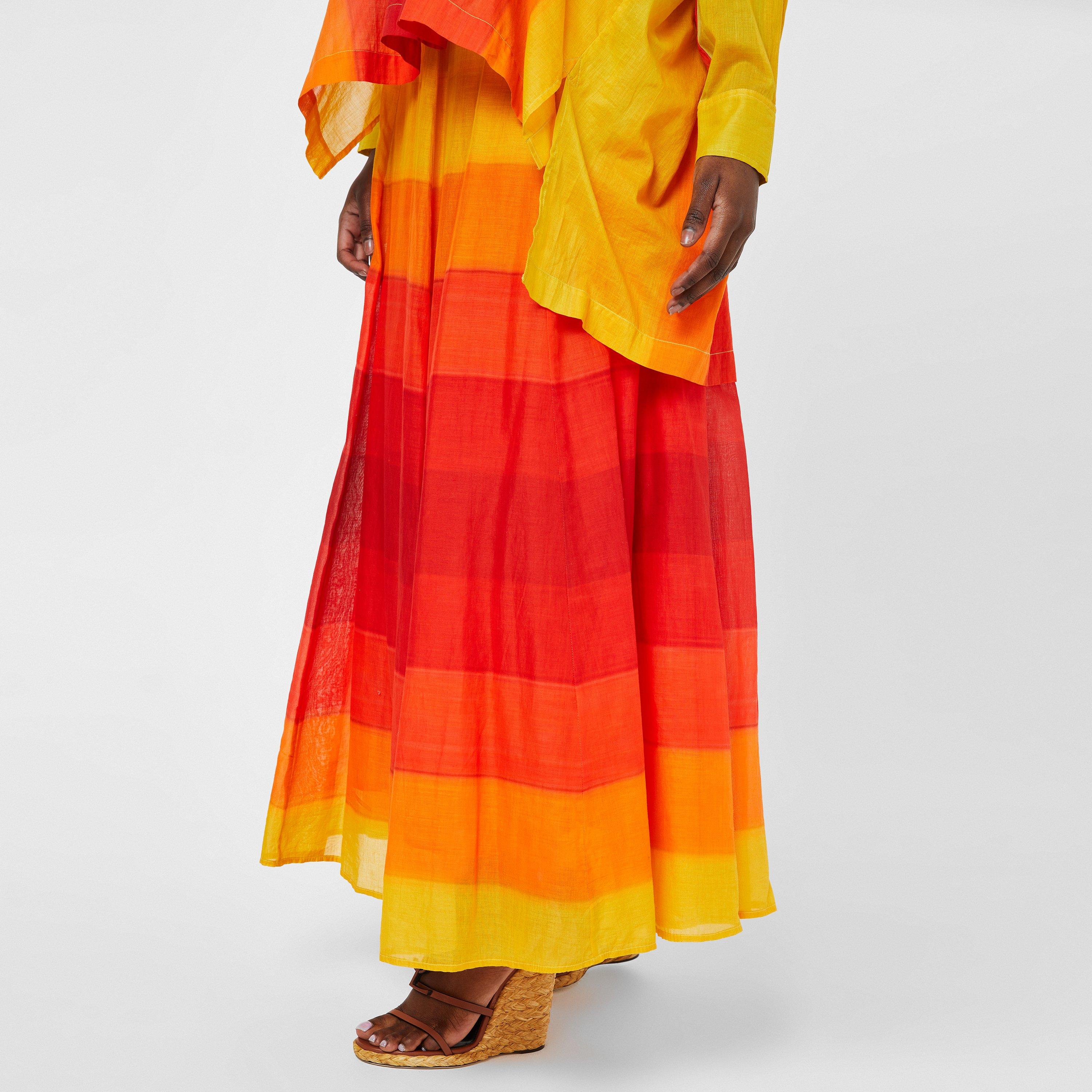 42 Orange - Mimi Liberte - Gradient Maxi Skirt - 3