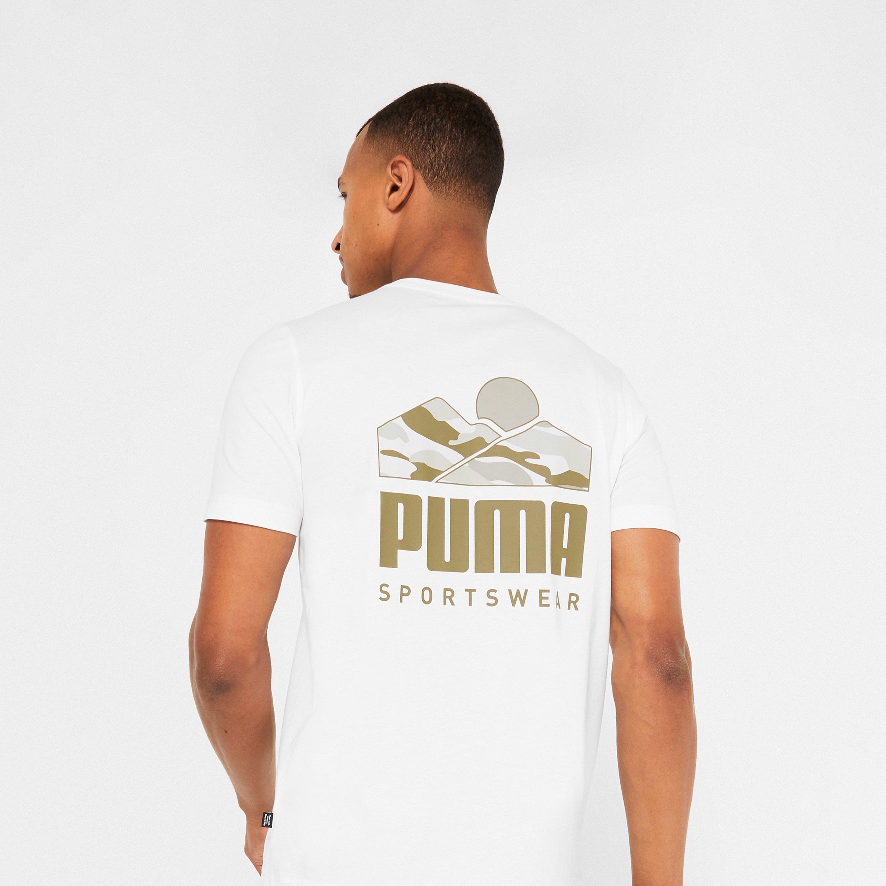 Witte achterkant - Puma - Graphic T-Shirt Mens - 2