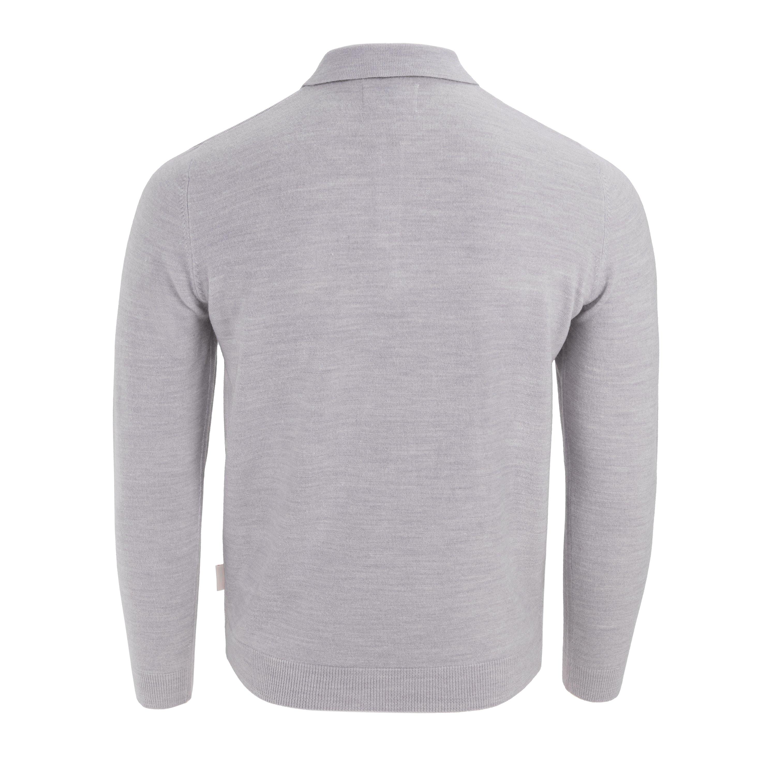 Light grey - Lee Cooper - Cooper Long Sleeve Polo - 2