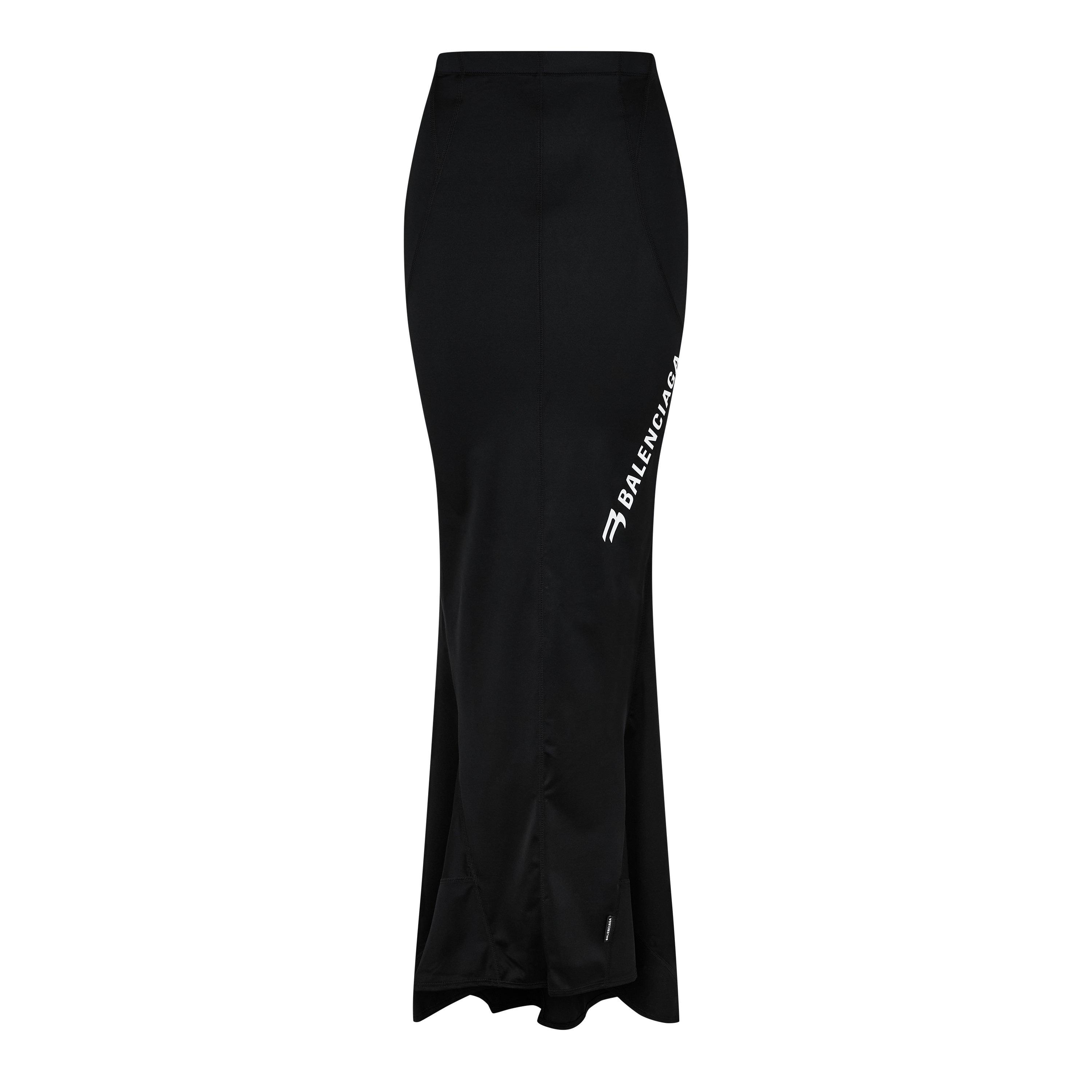 Black 1000 - Balenciaga - Sporty B Activewear Mermaid Skirt - 5