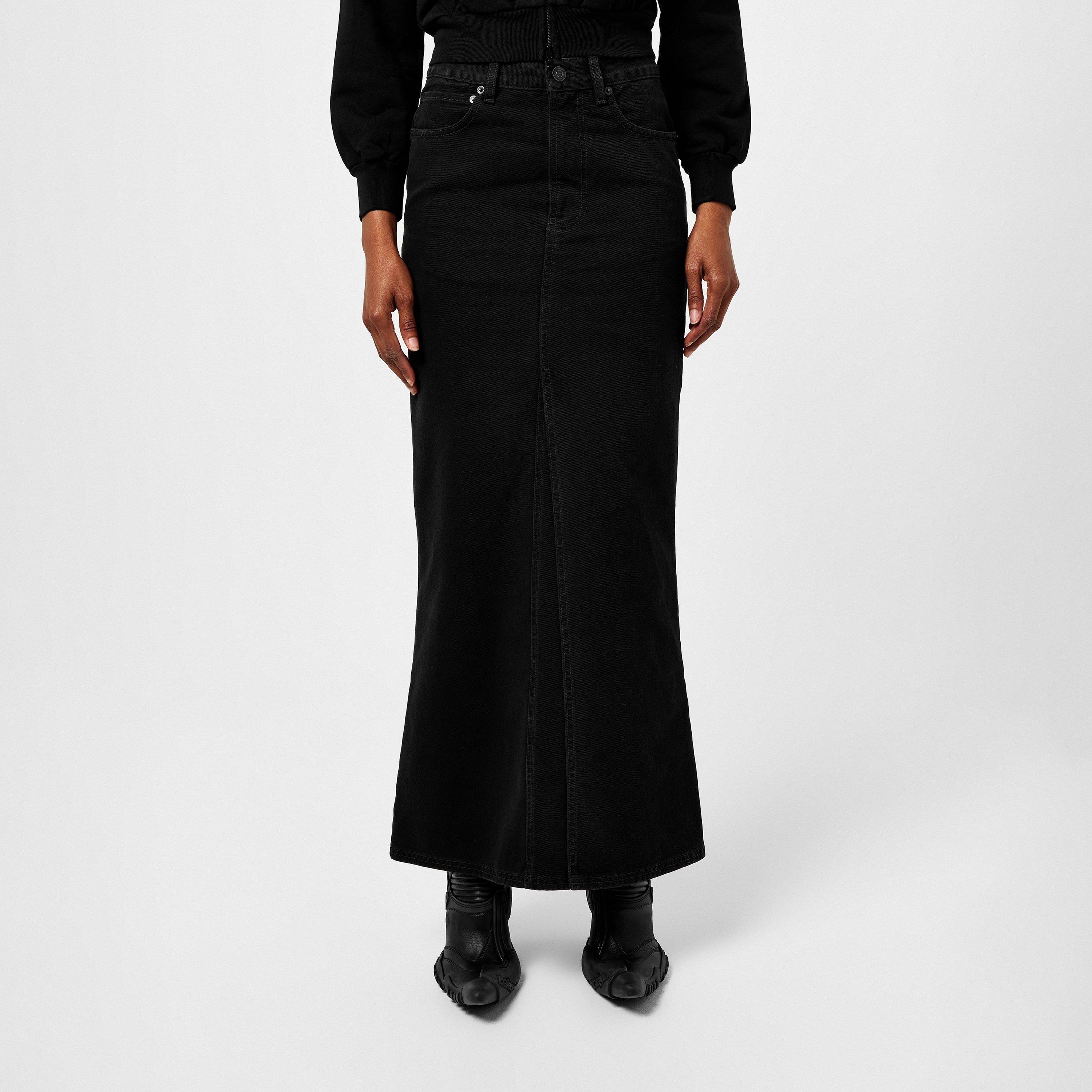 Balenciaga Denim Maxi Skirt