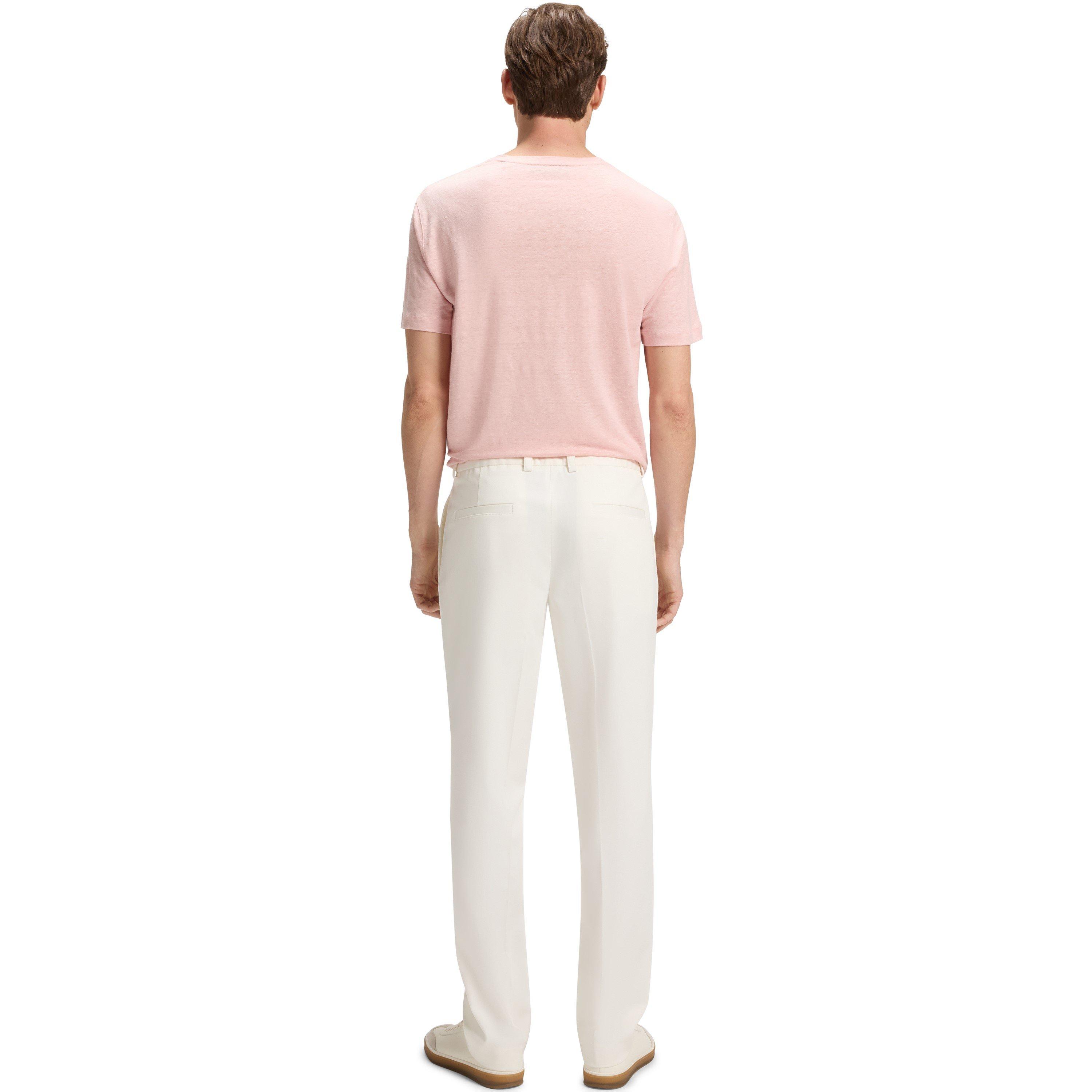 White 100 - Boss - Men's Double Breasted Tailored Stretch Trousers - 3