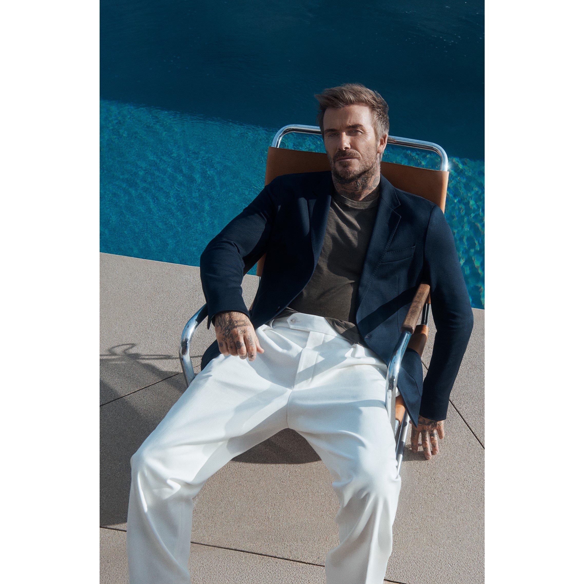 White 100 - Boss - Men's Double Breasted Tailored Stretch Trousers - 5