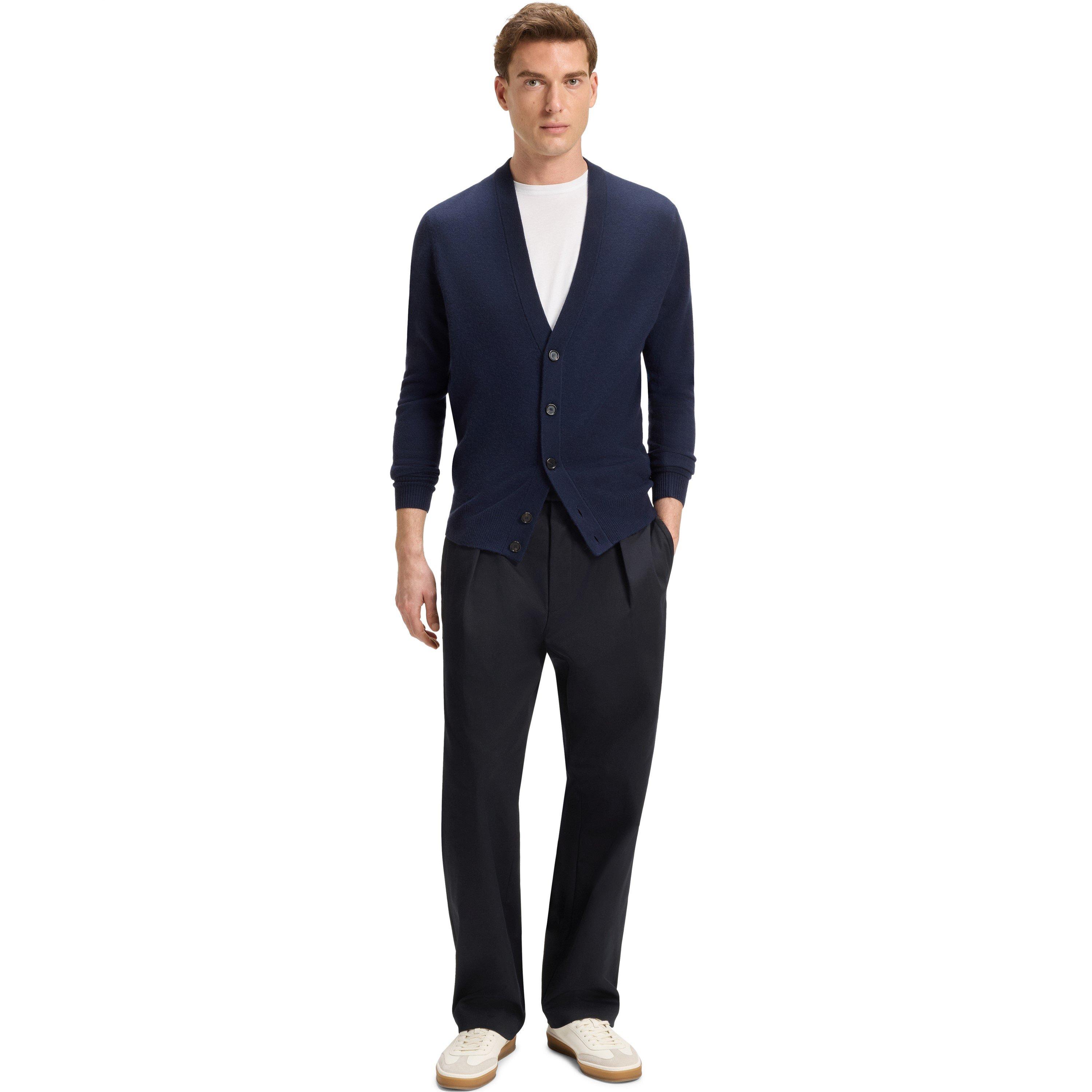 Dark Blue 408 - Boss - Men's BECKHAM x Tailored Cotton Stretch Suit Trousers - 6