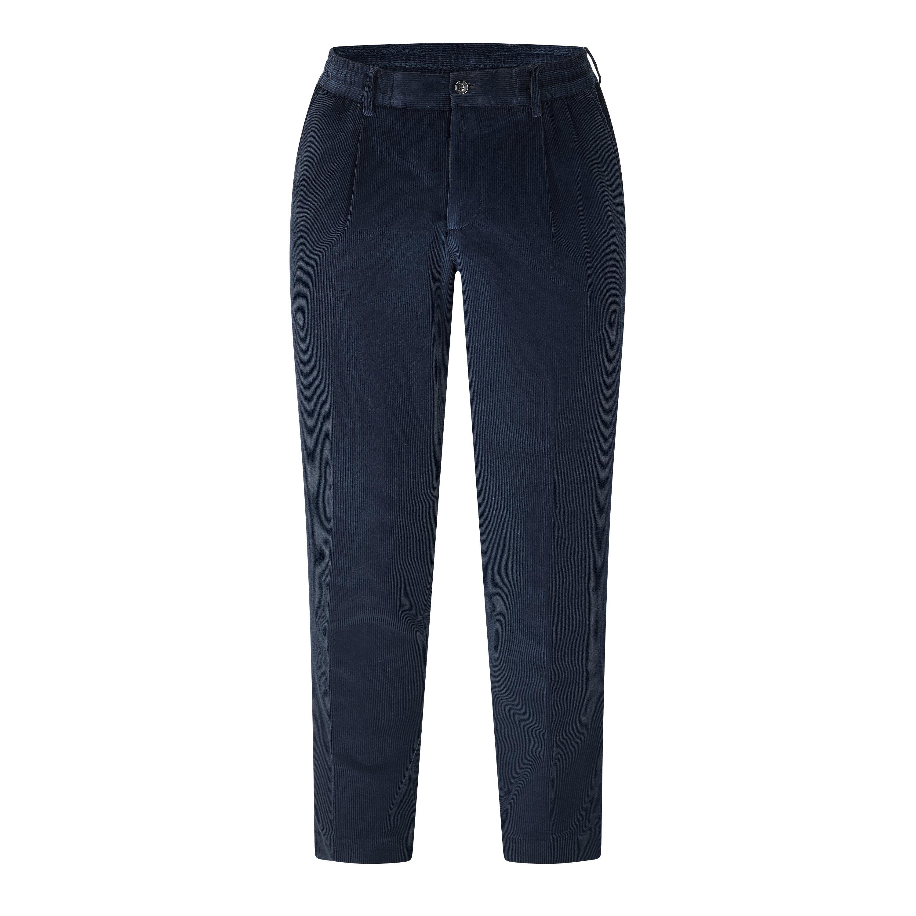 Navy NY91 - Barbour - Wallington Trousers - 1