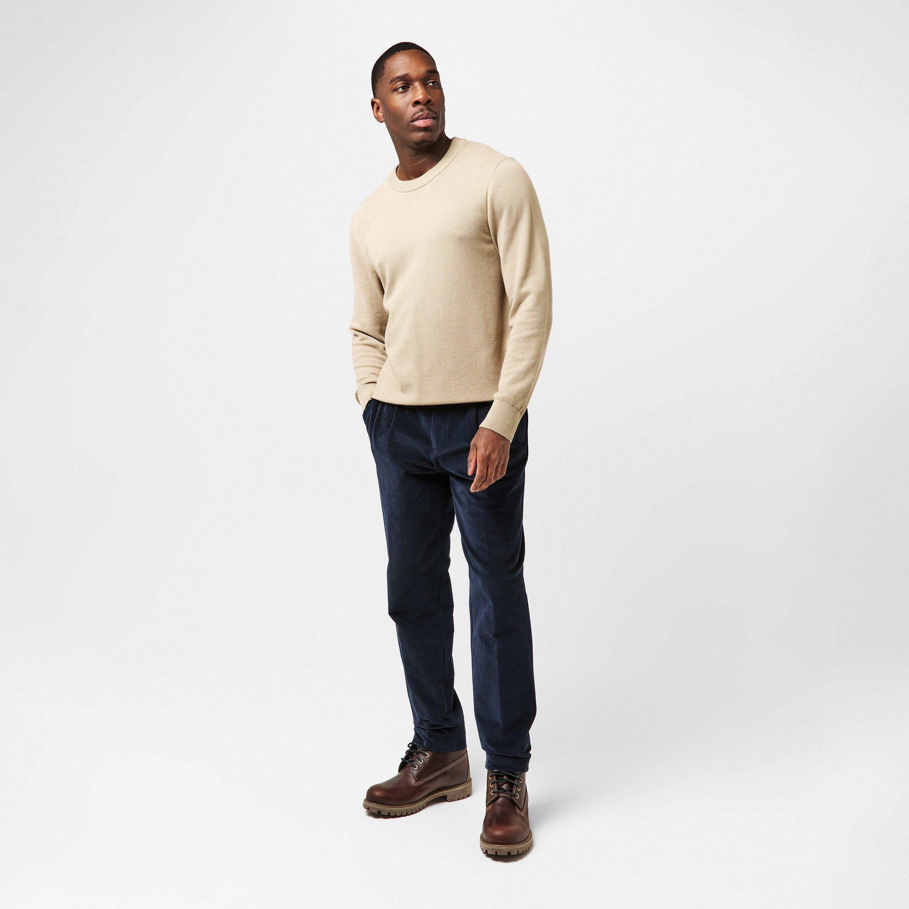 Navy NY91 - Barbour - Wallington Trousers - 6