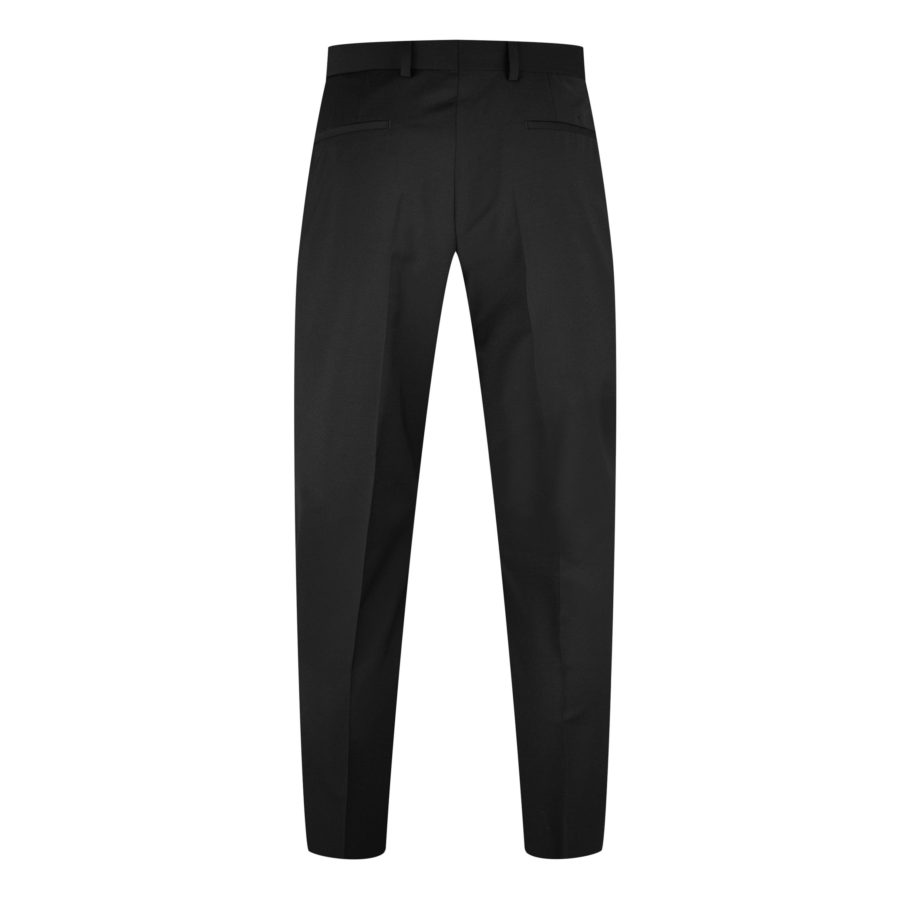 Black 001 - Boss - Men's H-Leon Suit Trousers, Elevate Formal Style - 2