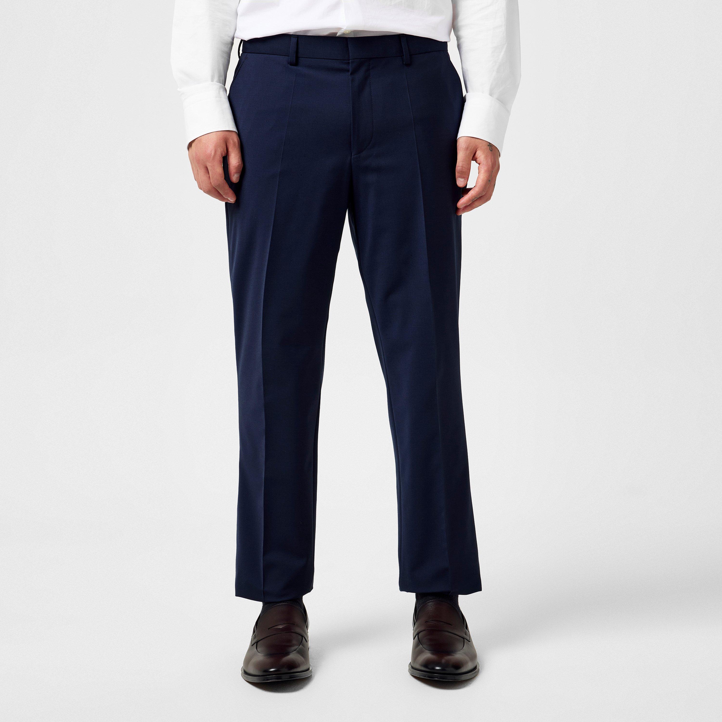 Dark Blue 405 - Boss - Men's H-Leon Suit Trousers, Elevate Formal Style - 3