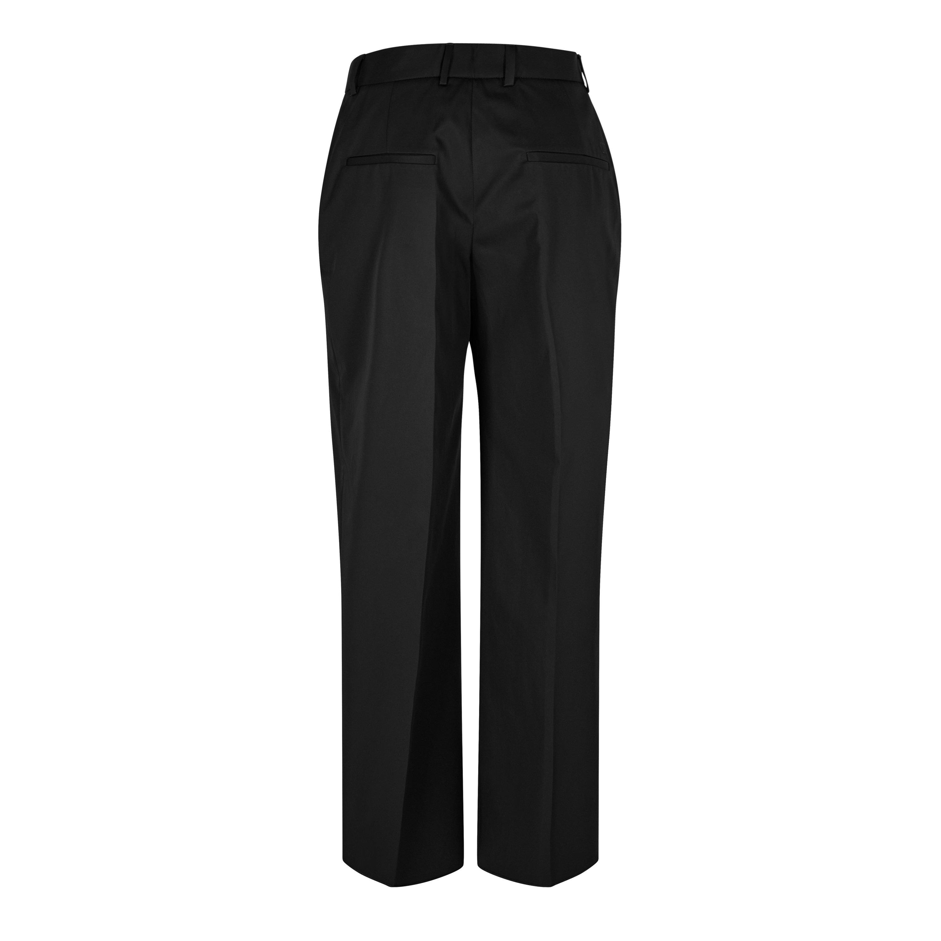 Zwart - Off White - Men's Suit Trousers - 2