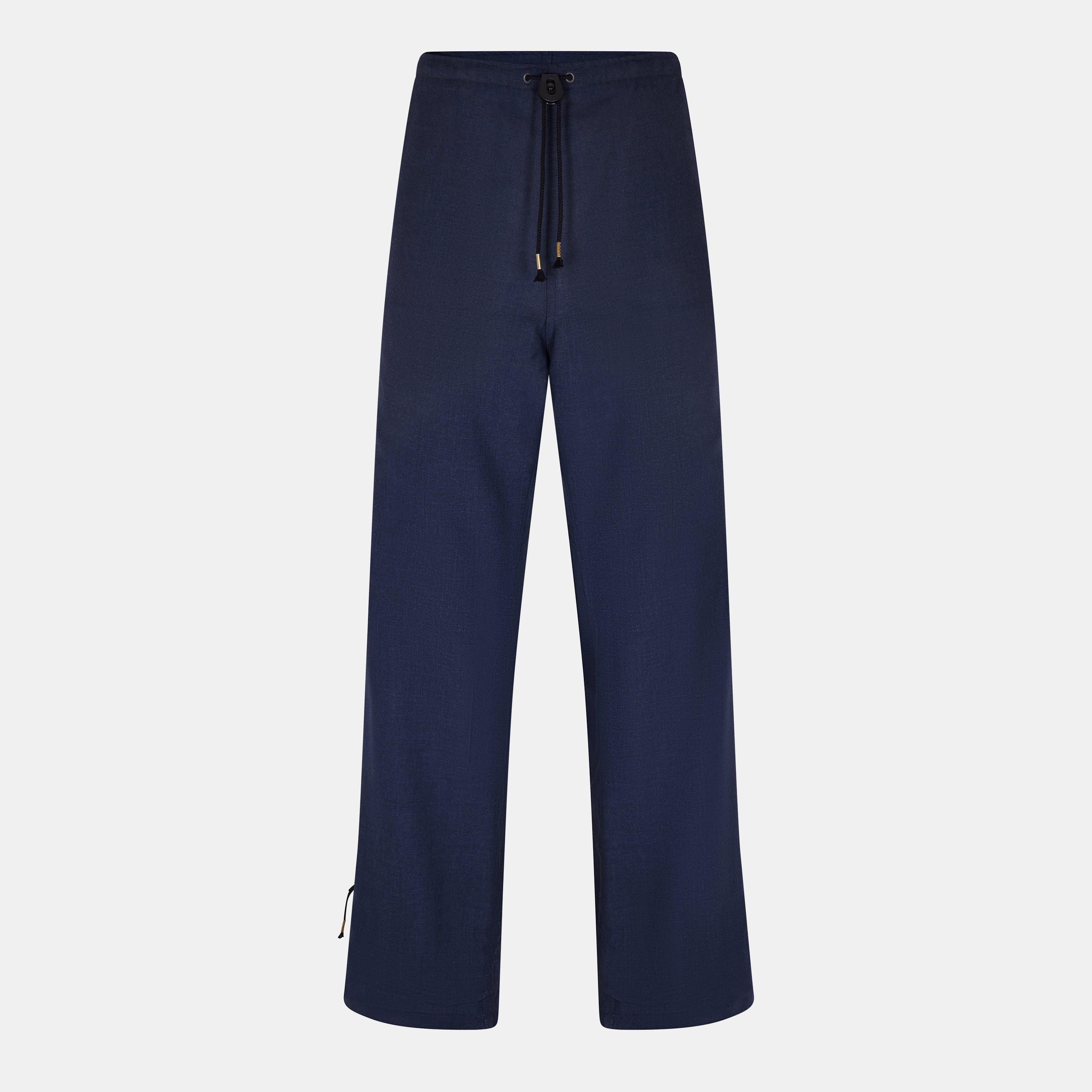 Dark Blue - Maison Margiela - Men's Double Breasted Suit Trousers - 1