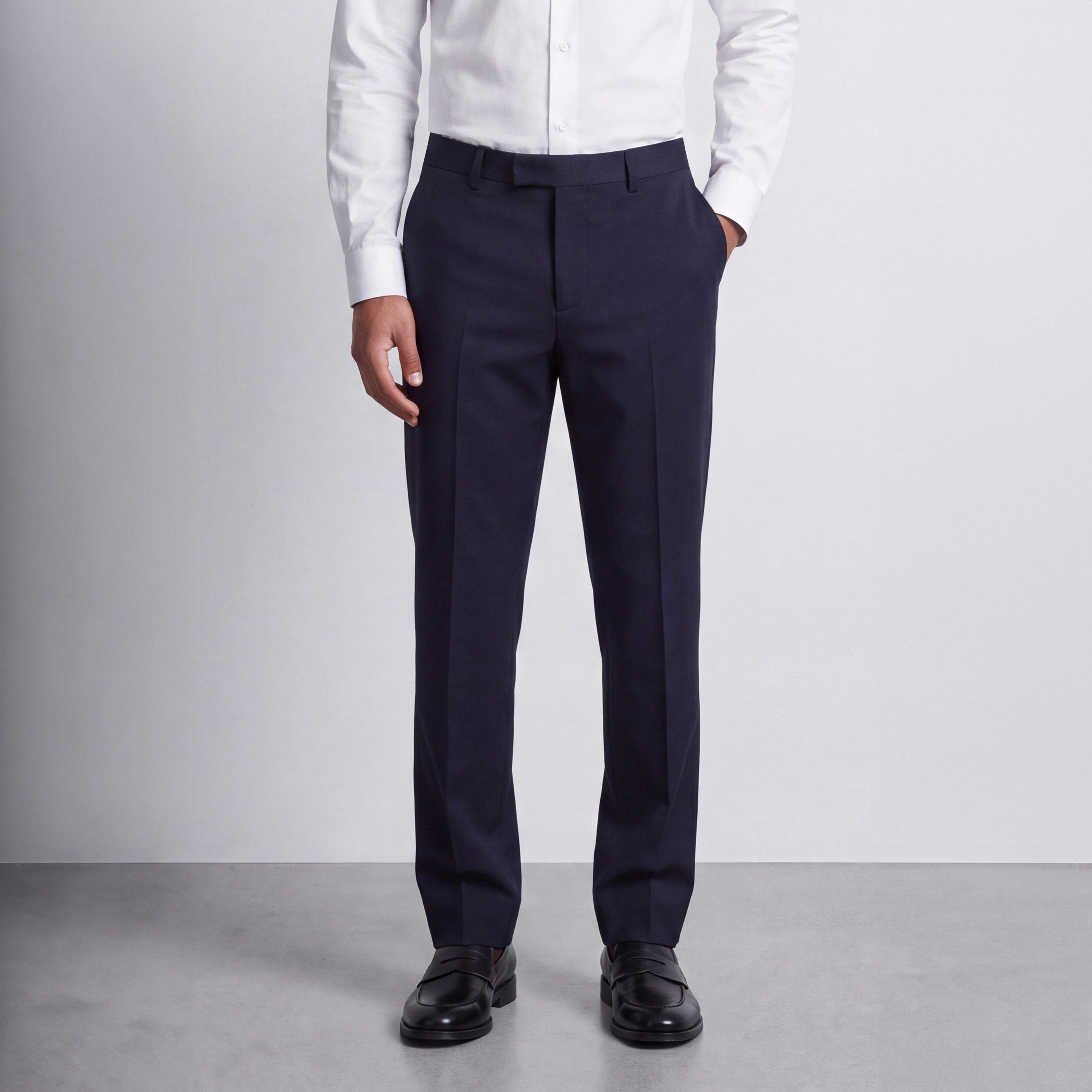 Navy - Twisted Tailor - Orwell Slim Fit Suit Trousers - 2