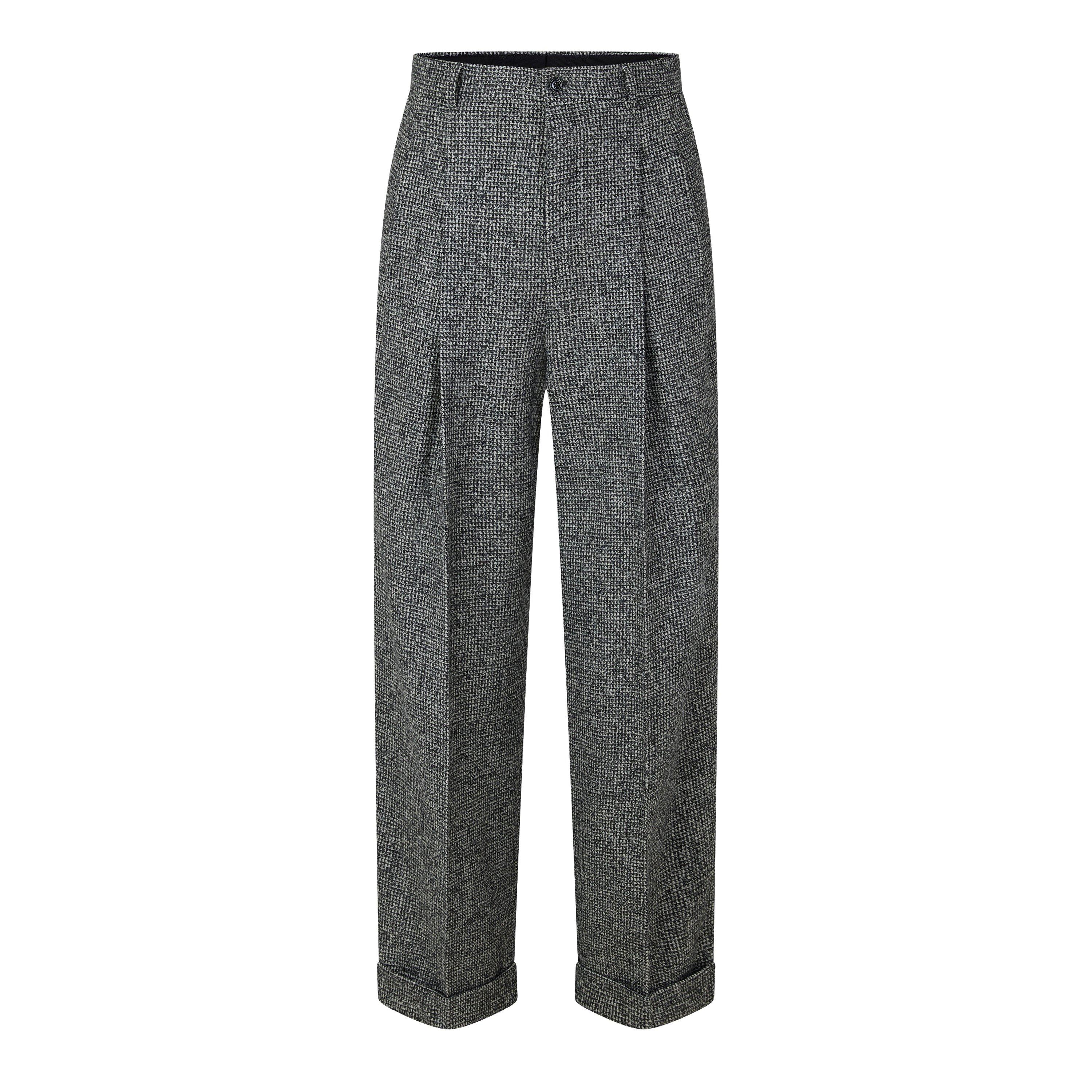 Grey - Dolce and Gabbana - DG Mixed Wool Trou Sn64 - 1
