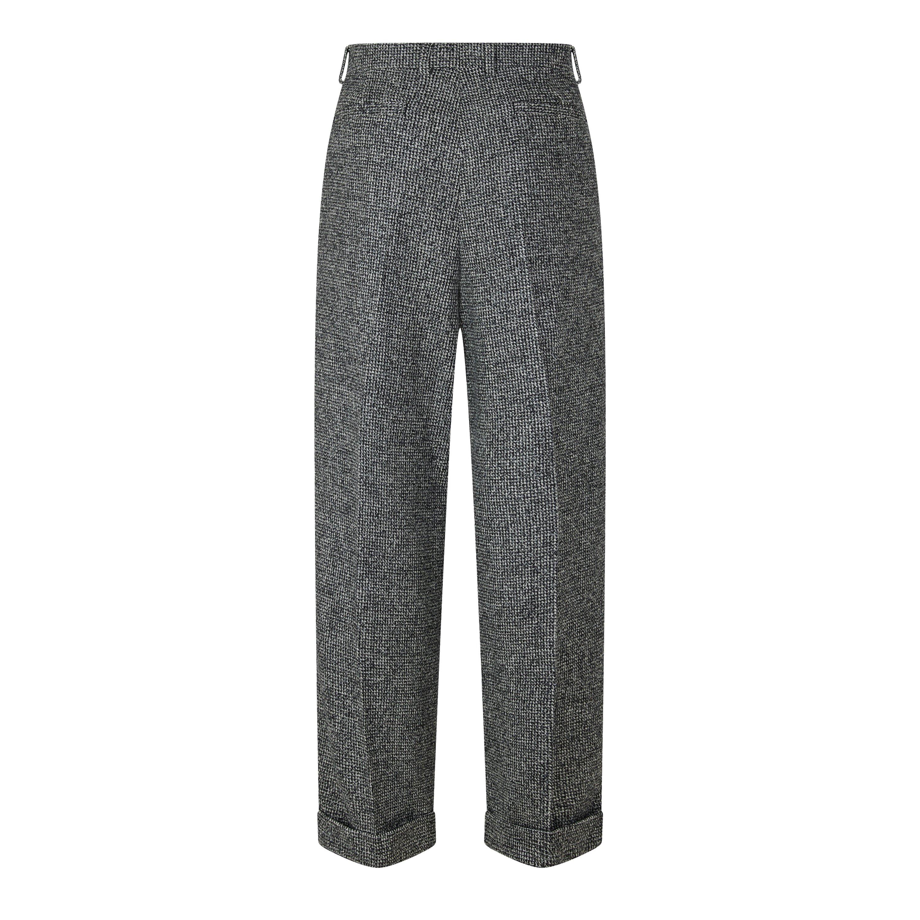 Grey - Dolce and Gabbana - DG Mixed Wool Trou Sn64 - 2