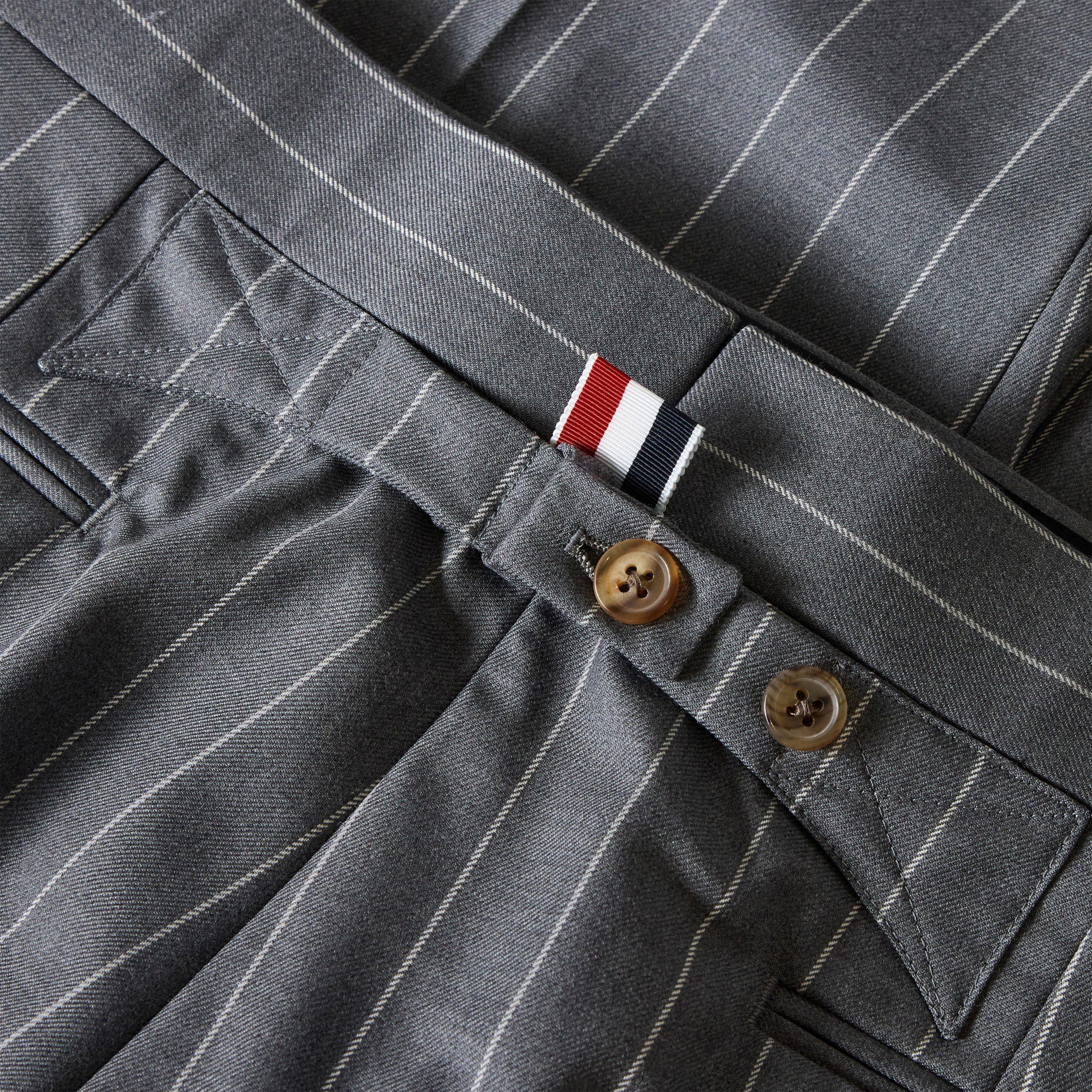 Med Grey - Thom Browne - TB Fit 1 Wool Trsr Sn63 - 3
