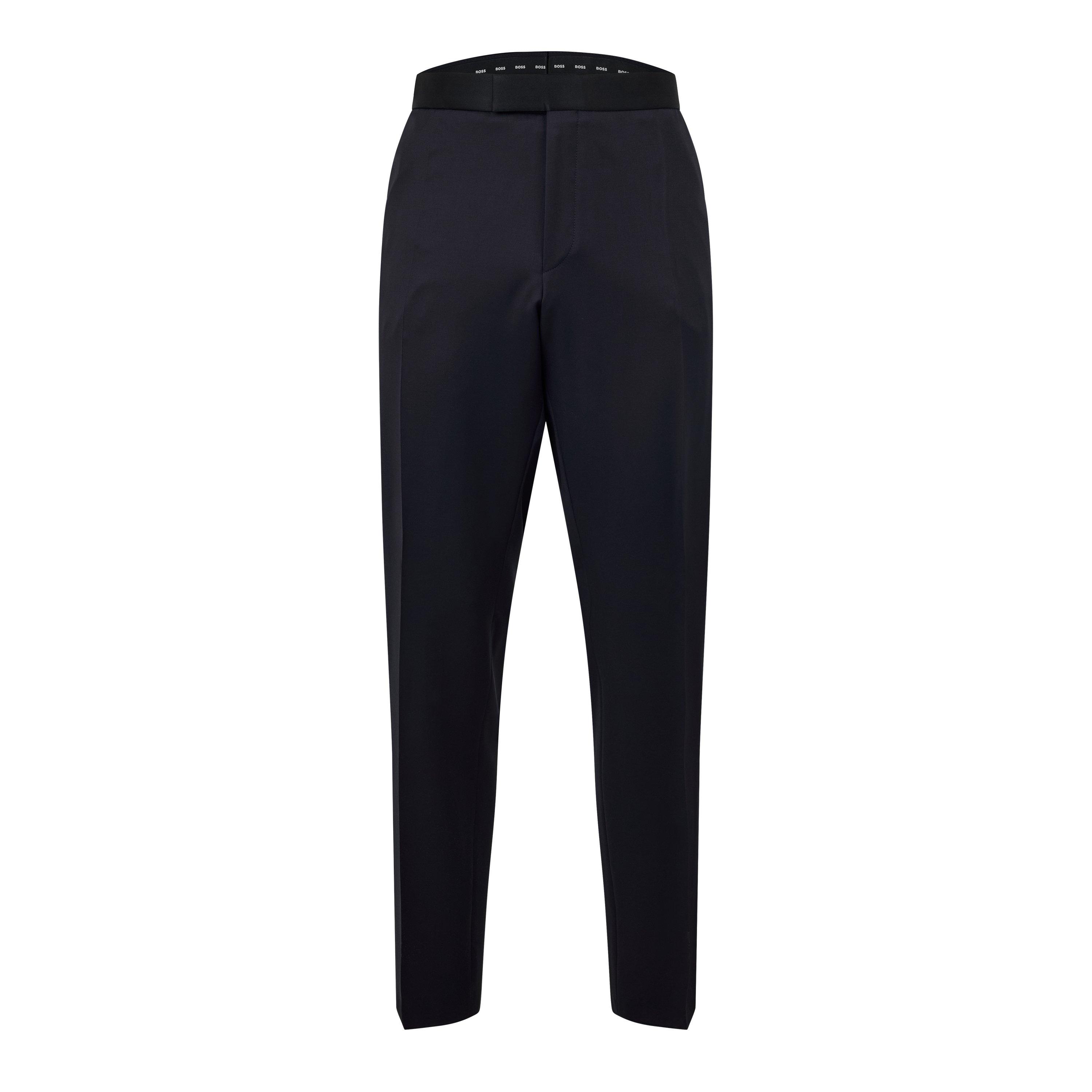 Boss Genius Tuxedo Trousers - Dark Blue - Size 40S (50S)