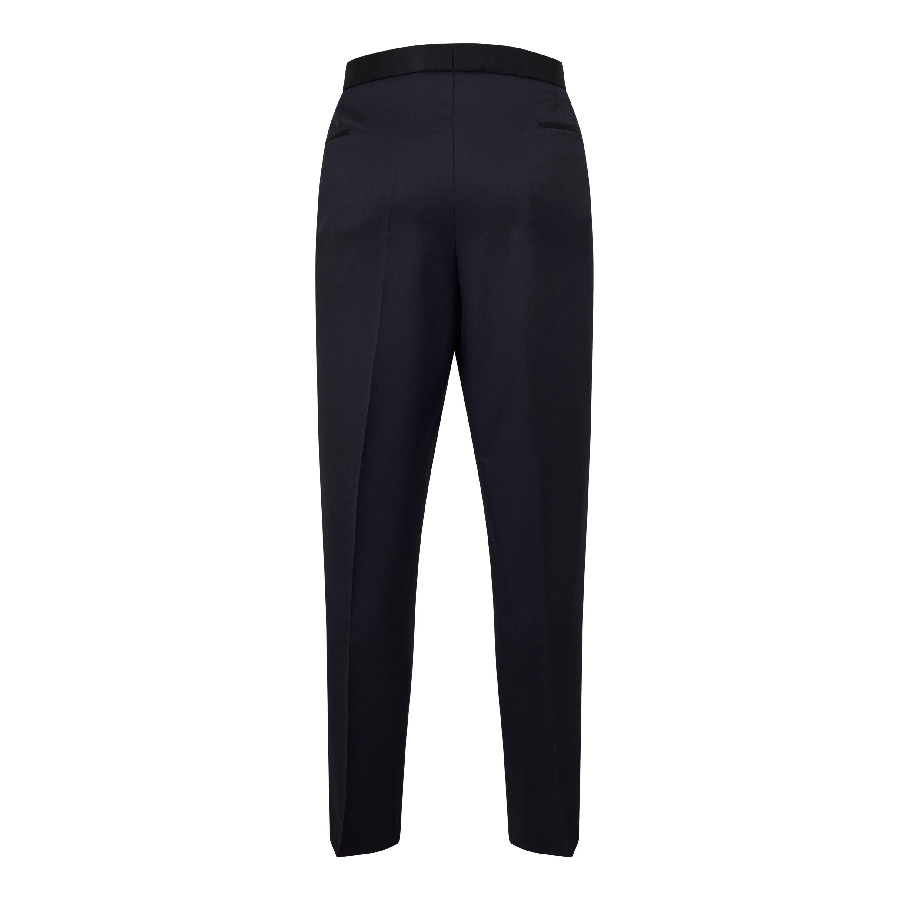 Dark Blue - Boss - Genius Tuxedo Trousers - 2
