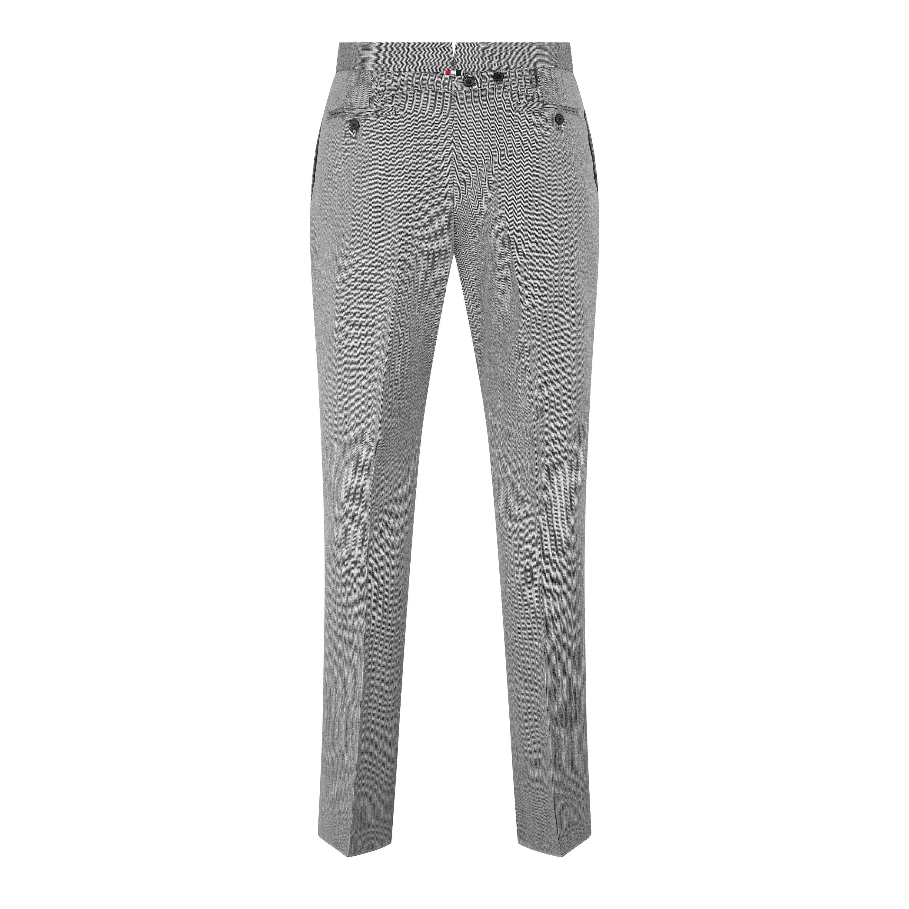 Blk/Wht - Thom Browne - TB Backstrap Trouser Sn64 - 2