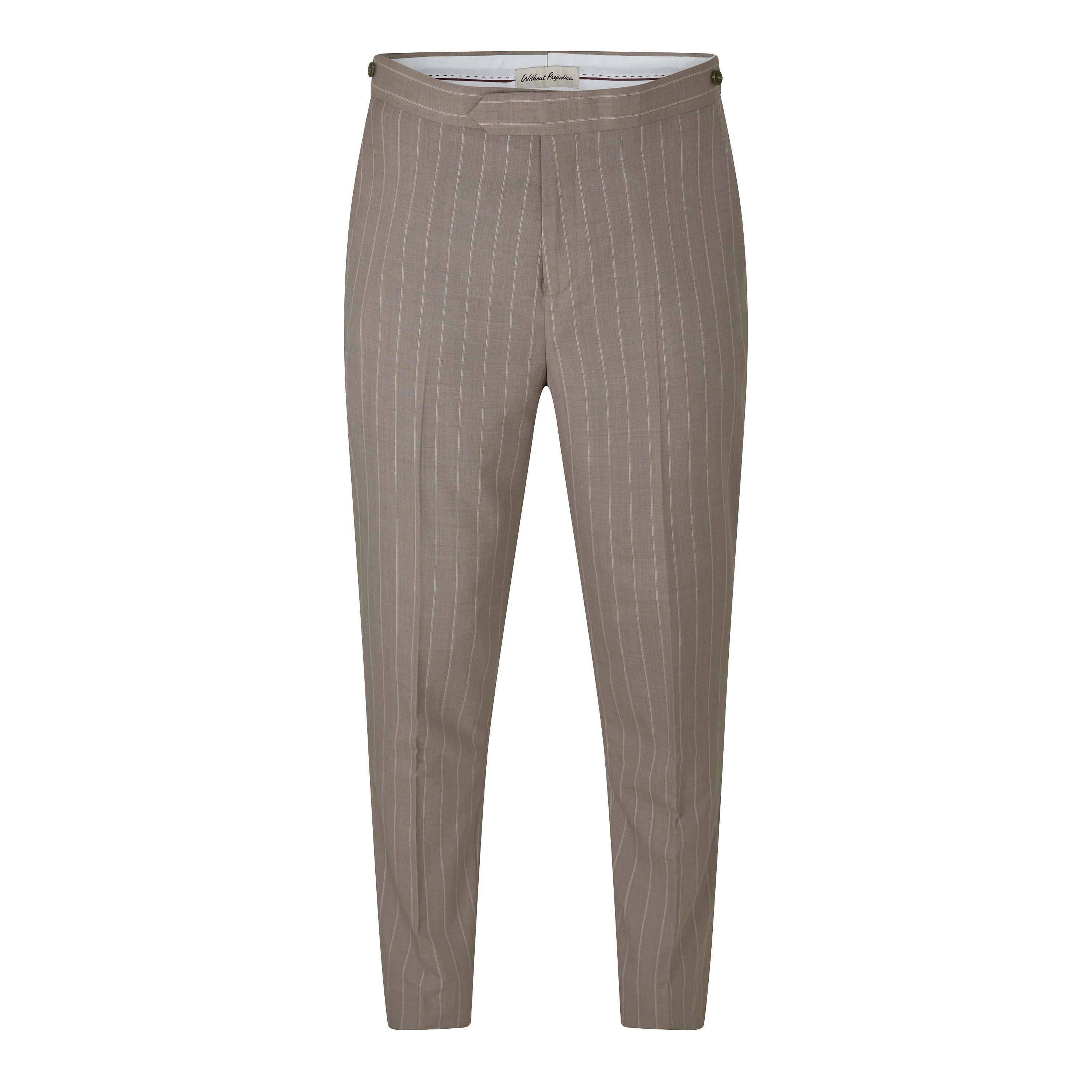 Without Prejudice Men's Highgate Slim Fit Suit Trousers - Taupe - 40 R (56)