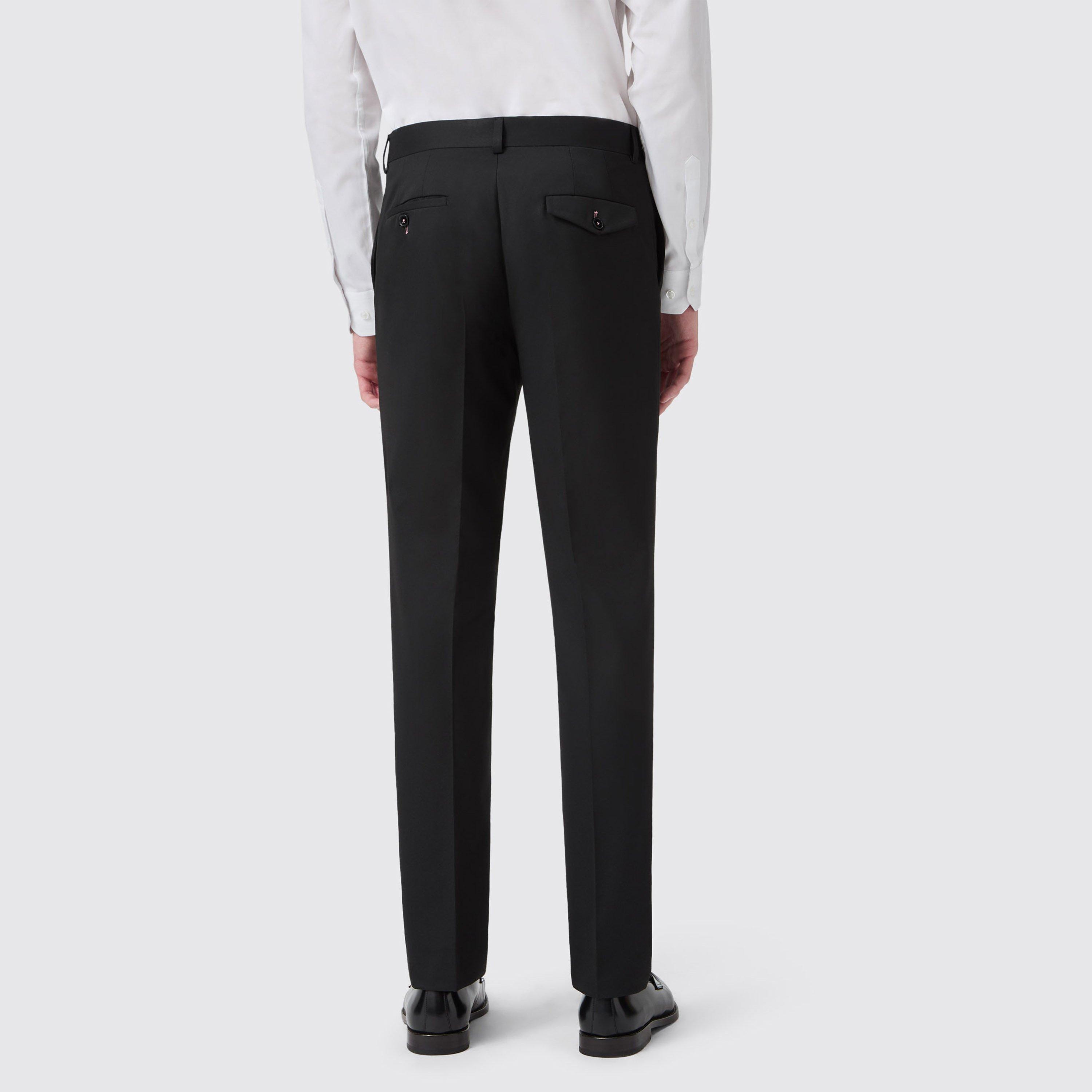 Black - Twisted Tailor - Ellroy Slim Fit Trousers - 2
