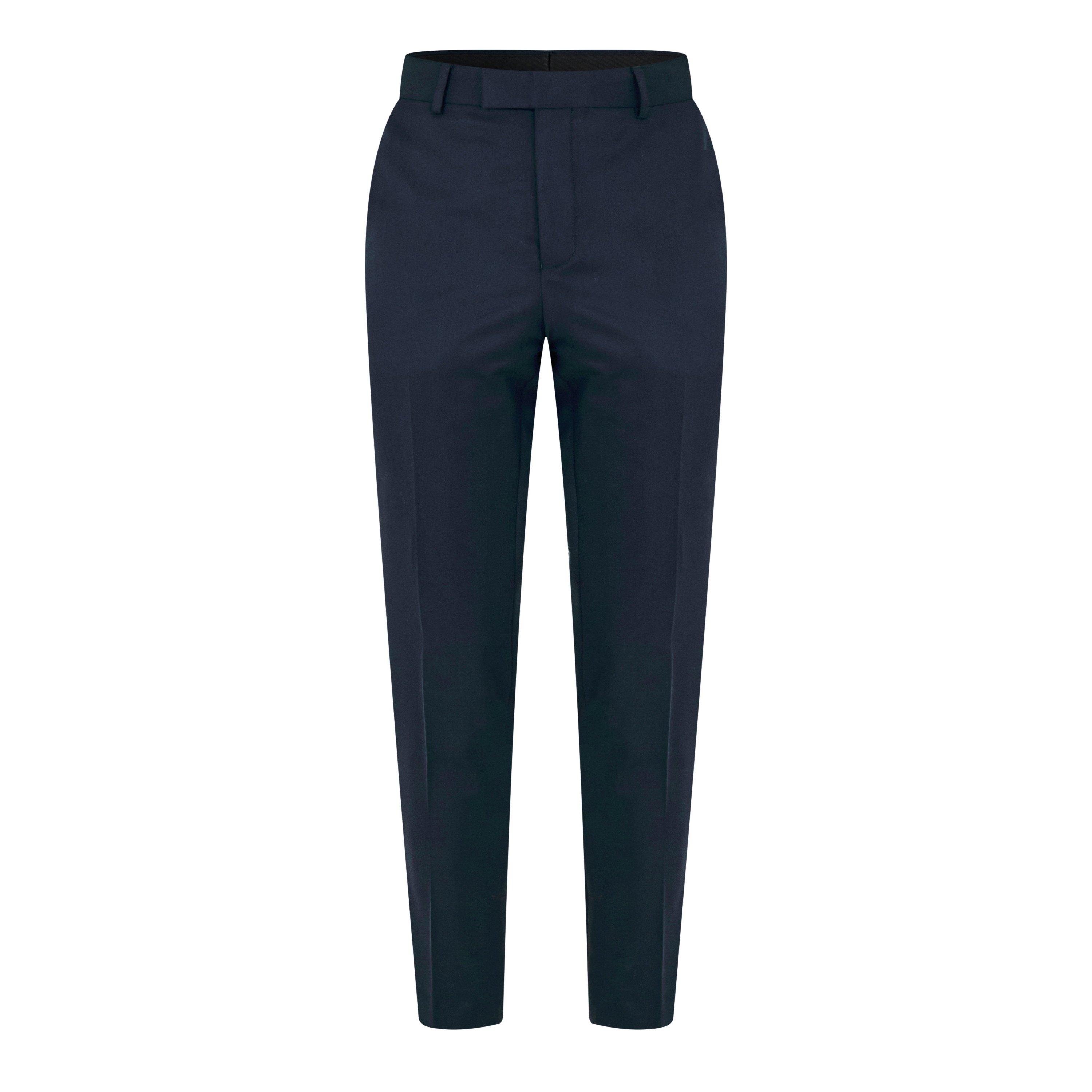 Navy - Twisted Tailor - Ellroy Slim Fit Trousers - 8
