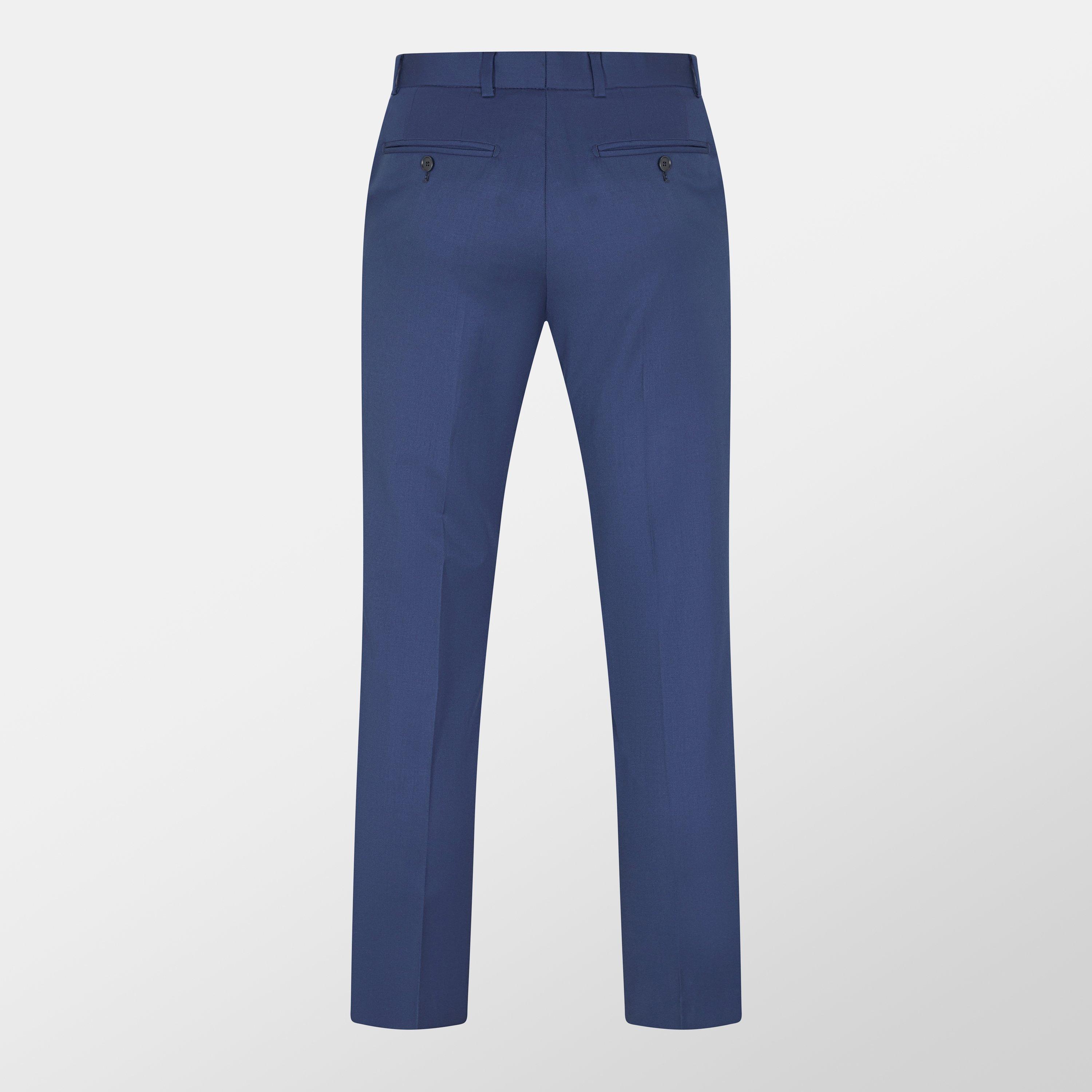 Blu - Ted Baker - Men's Premium Twill Suit Trousers - 2