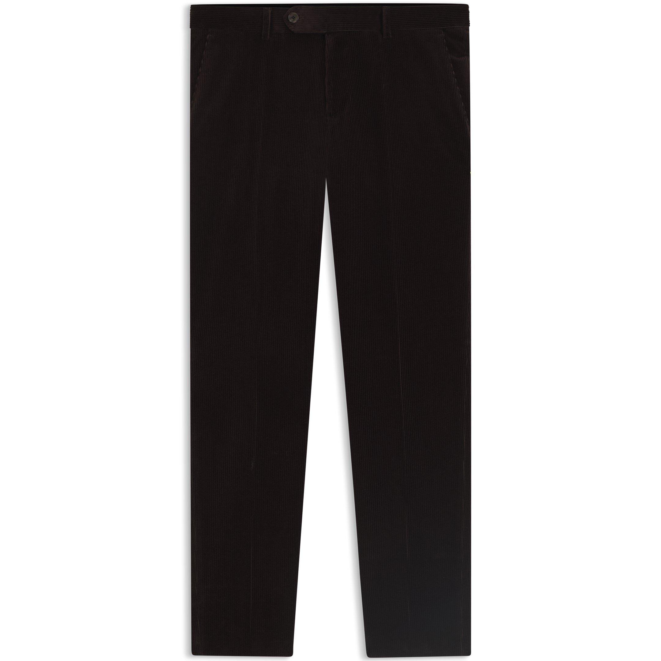 Boss x BECKHAM Striped Pleat-Front Trousers - Brown 244 - Size 42 (52)