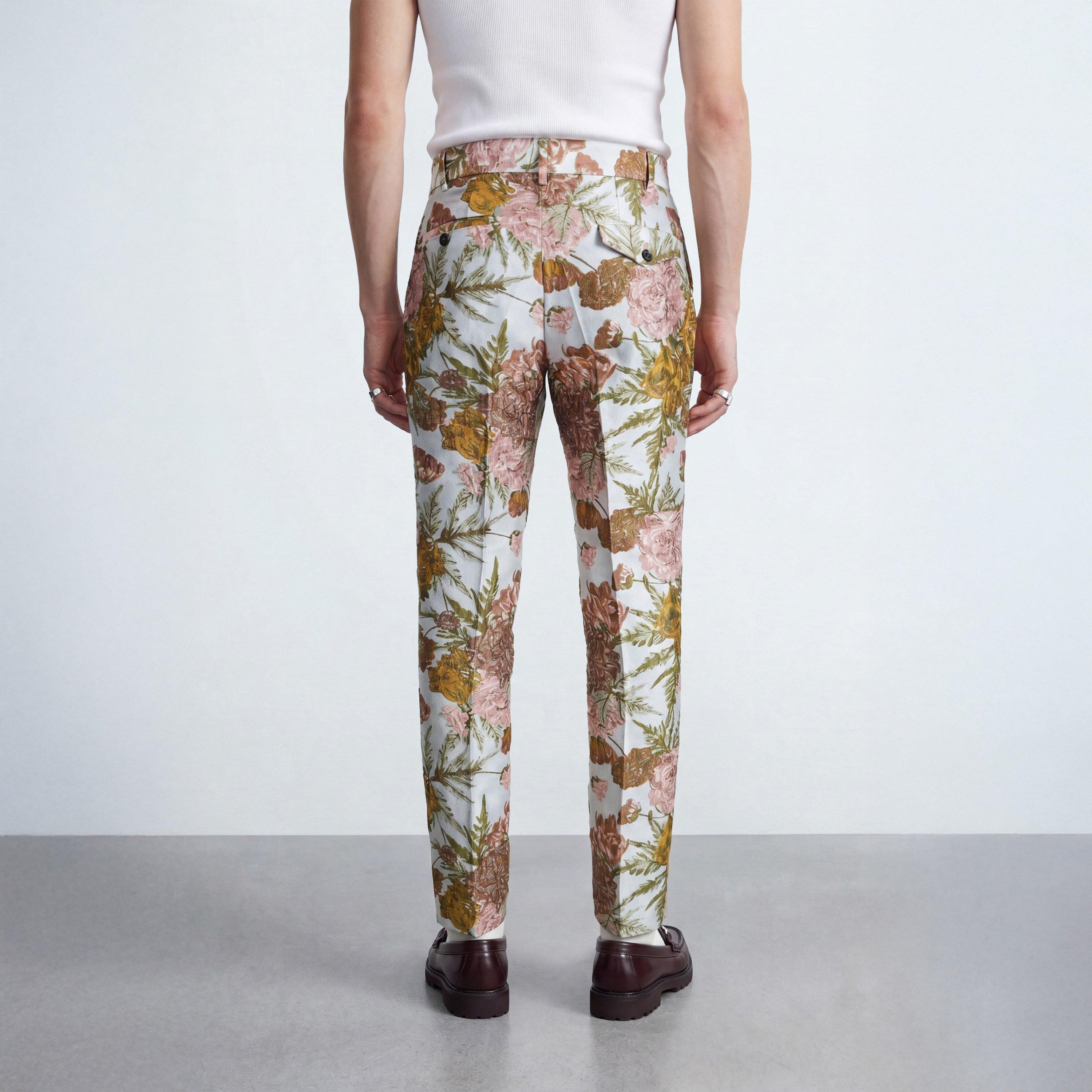 Sliver - Twisted Tailor - Hirshfield Slim Fit Floral Suit Trousers - 2