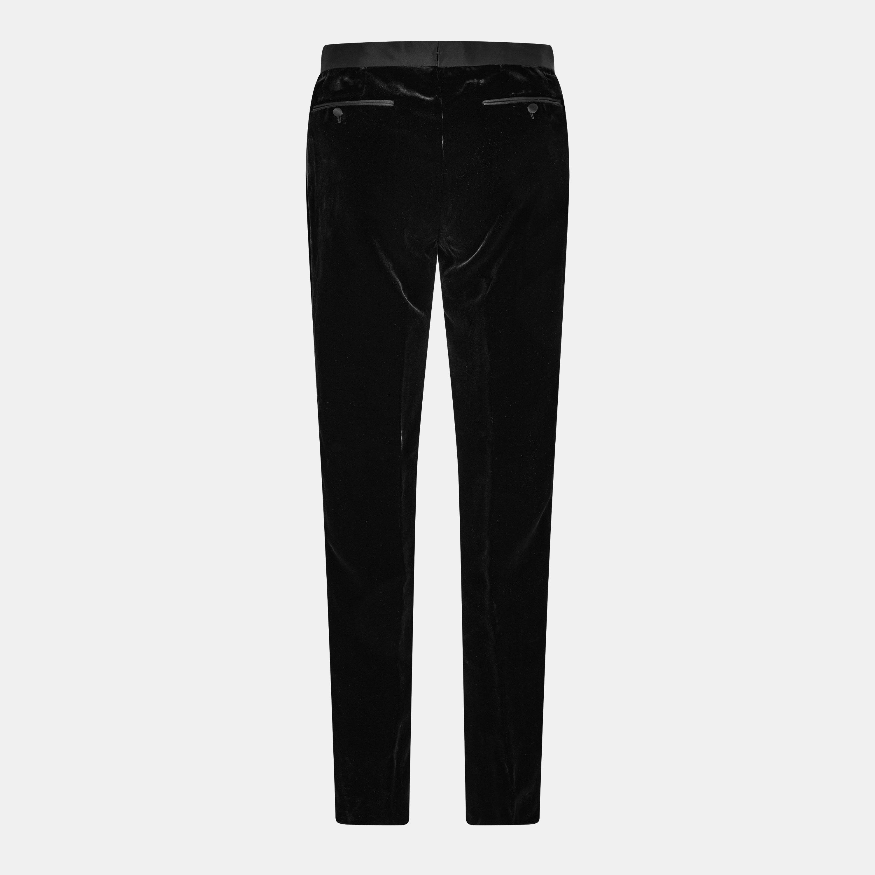 Black - Tom Ford - Men's Suit Trousers - 2