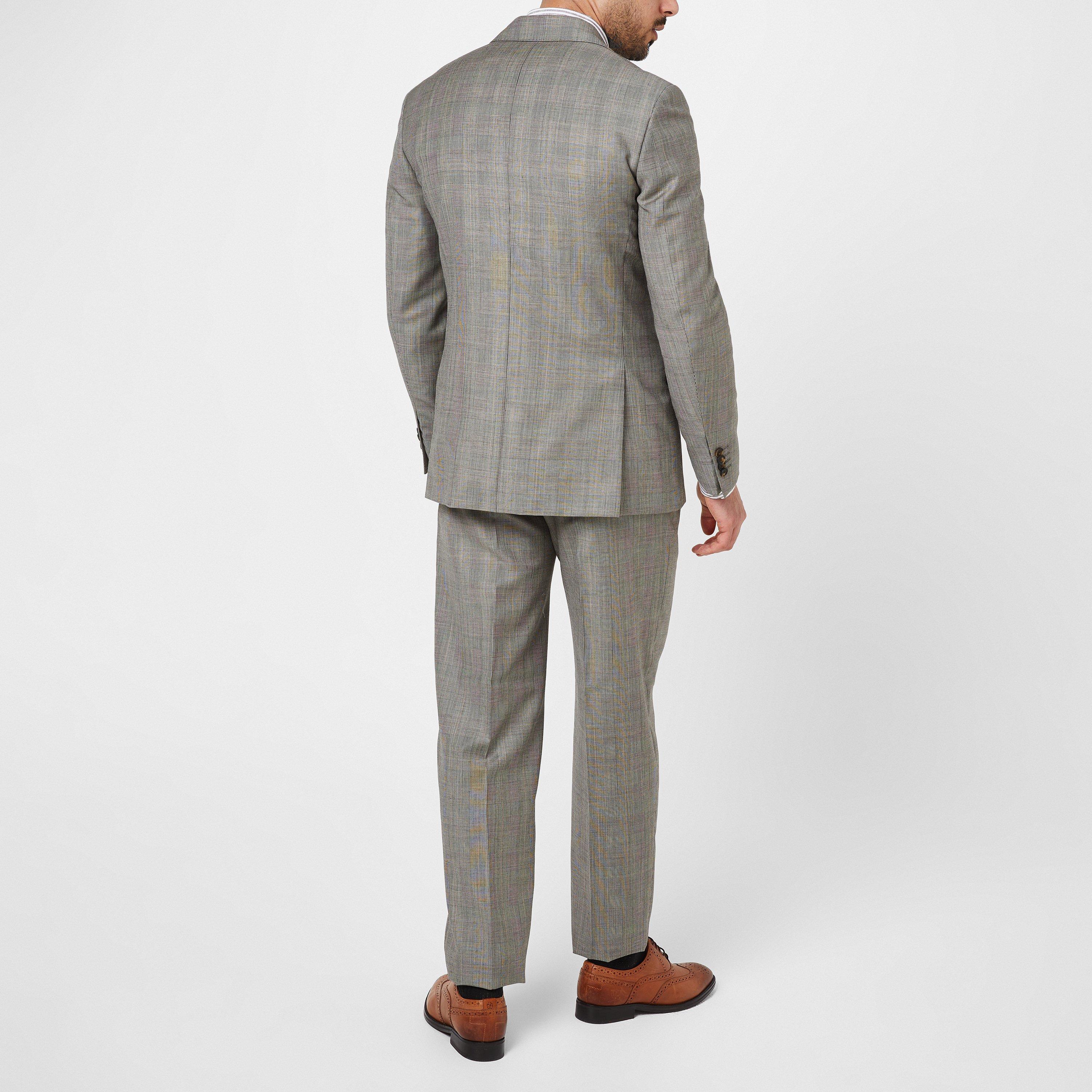 Grey Check - Patrick Grant Studio - The Row Tailored Fit Suit Trouser - 5