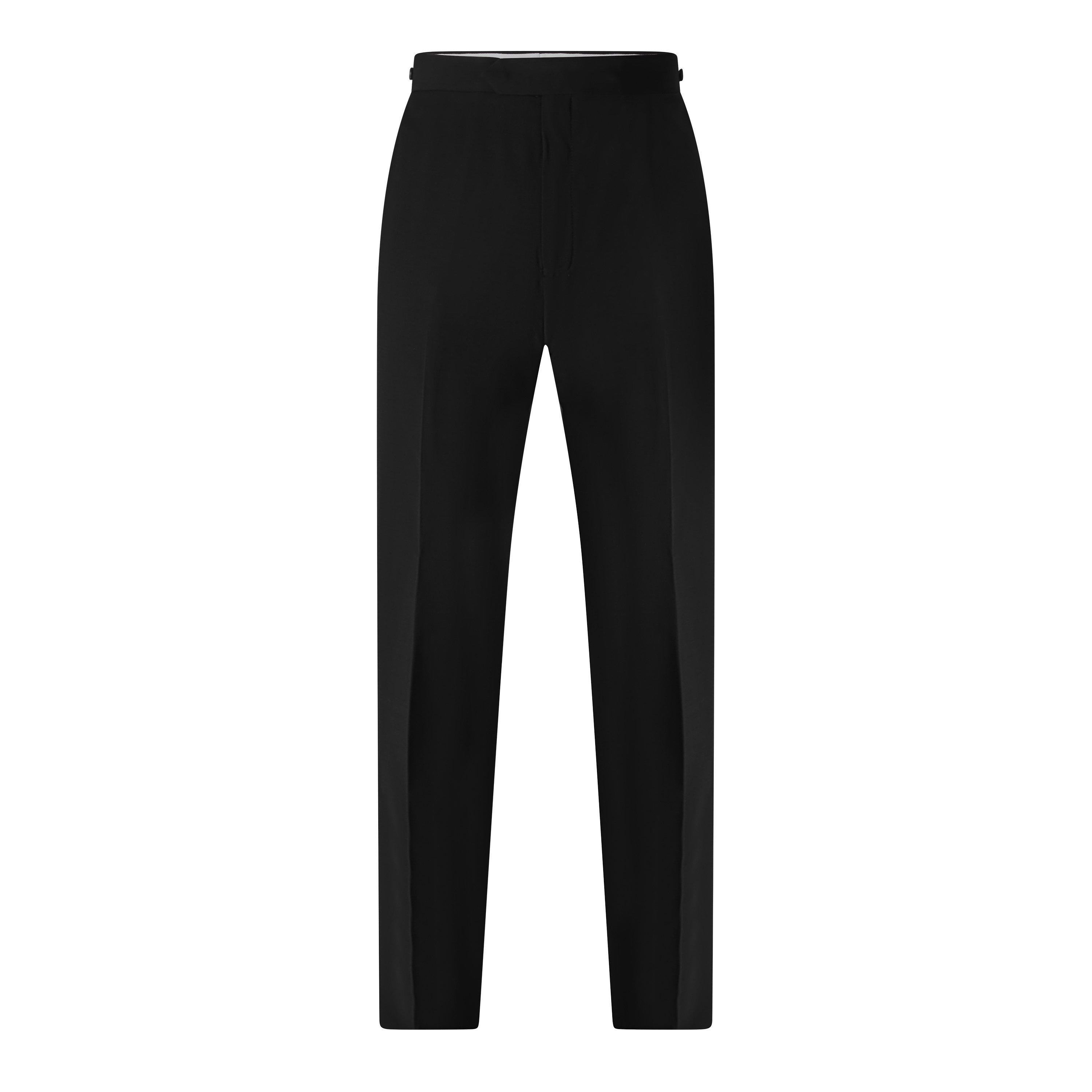 Without Prejudice Men's Willesden Slim Fit Performance Suit Trousers - Black - 36 S (52C)