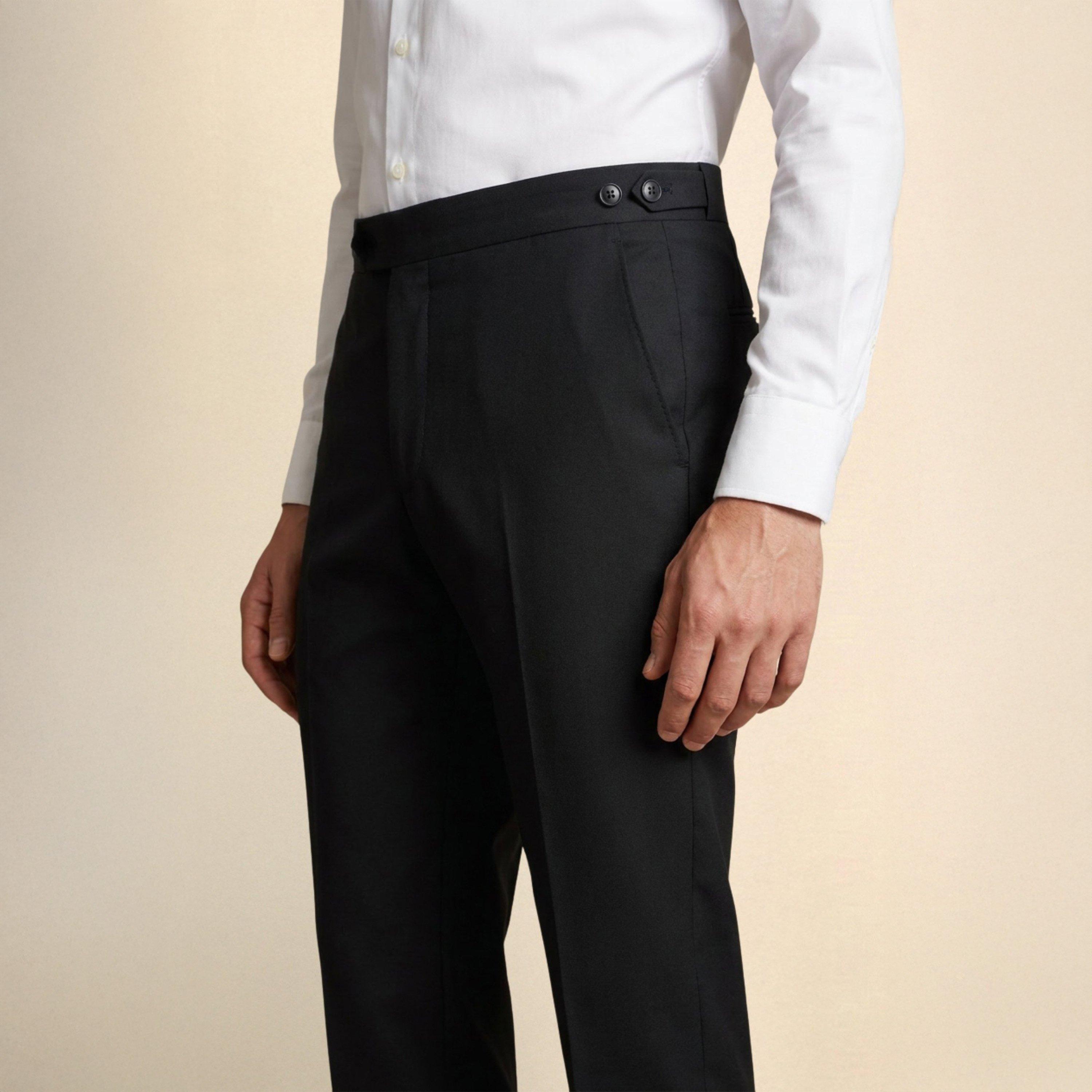 Black - Without Prejudice - Willesden Slim Fit Performance Suit Trousers - 3