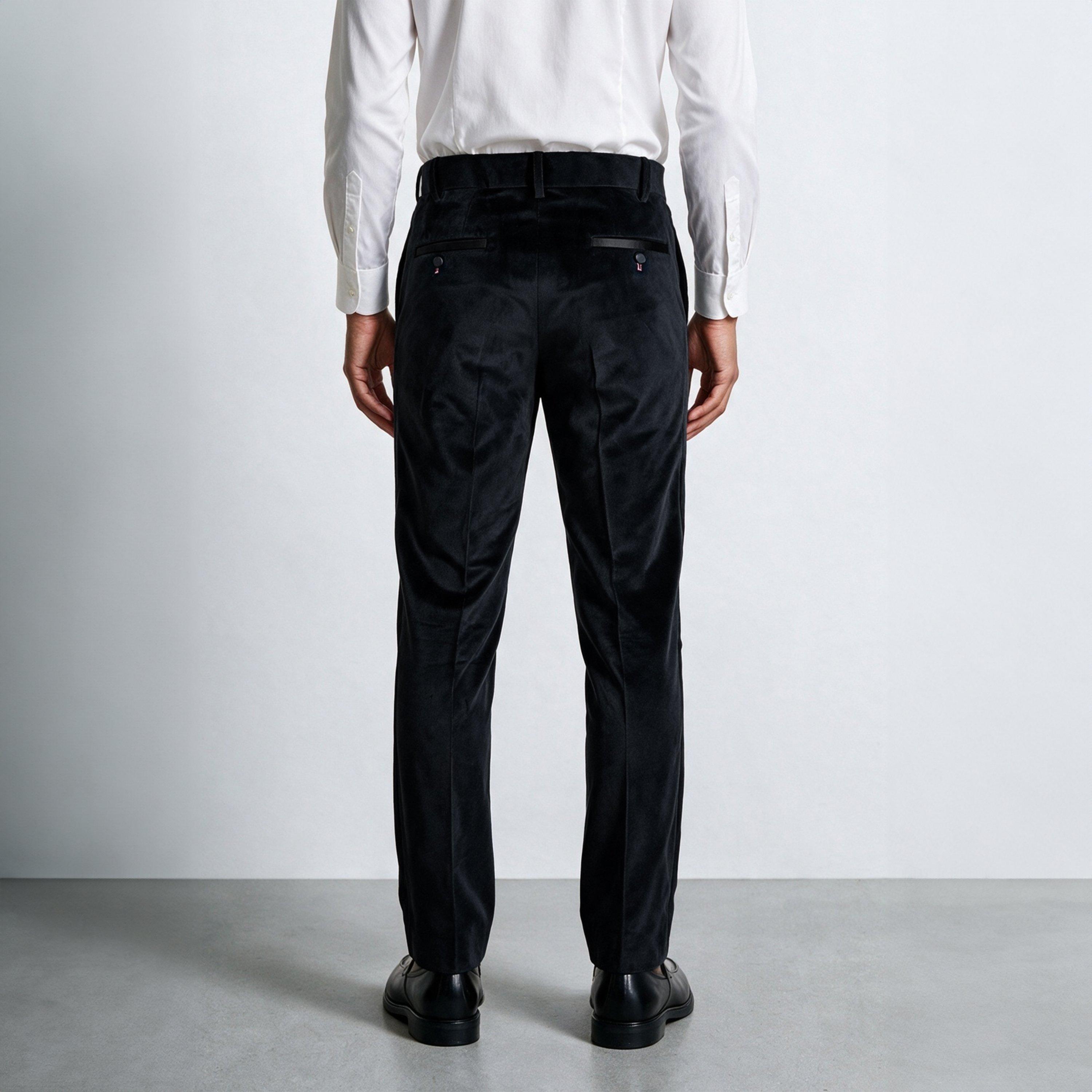 Black - Twisted Tailor - Stallone Slim Fit Tux Trouser - 3