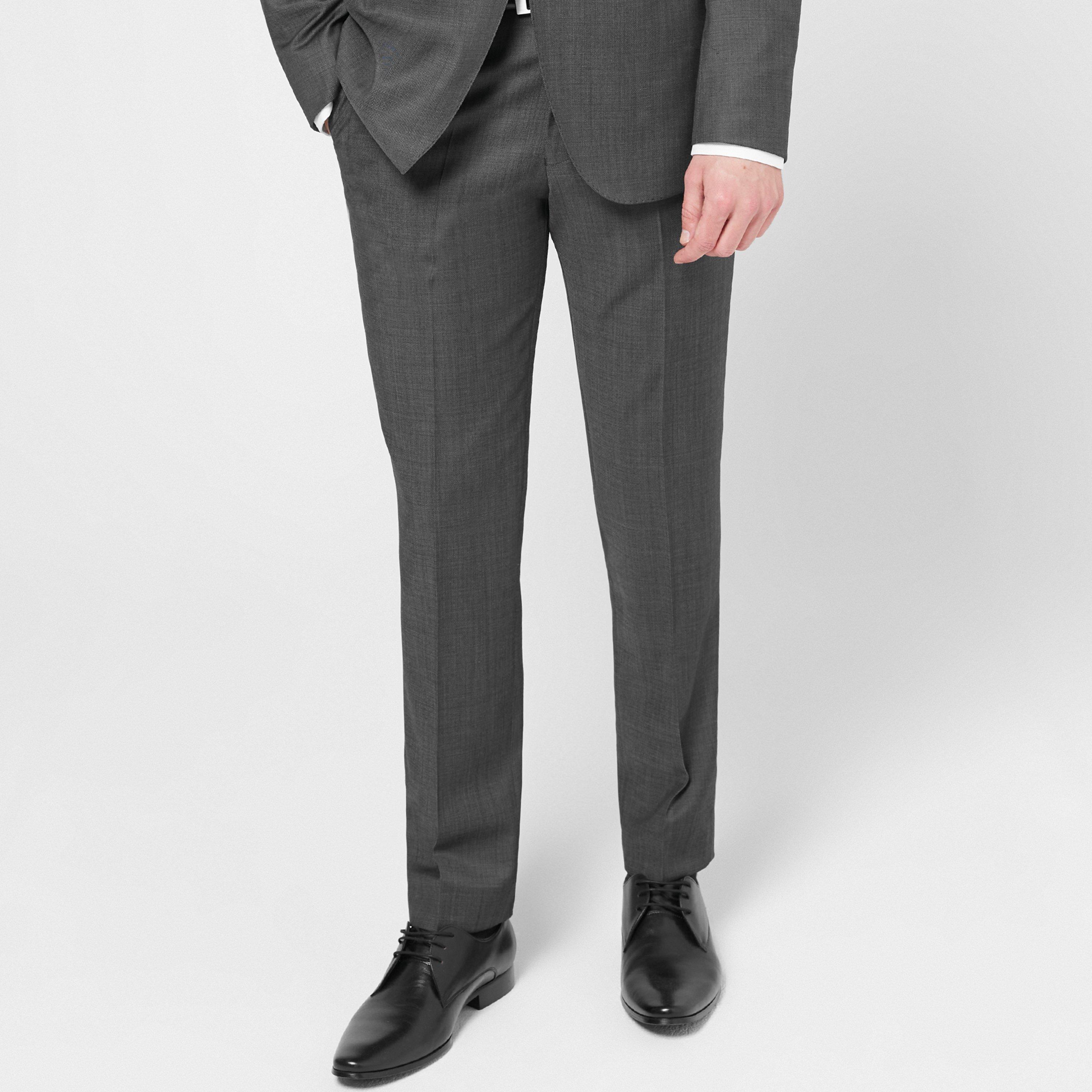 Charcoal - Richard James - Wilder Suit Trousers - 3