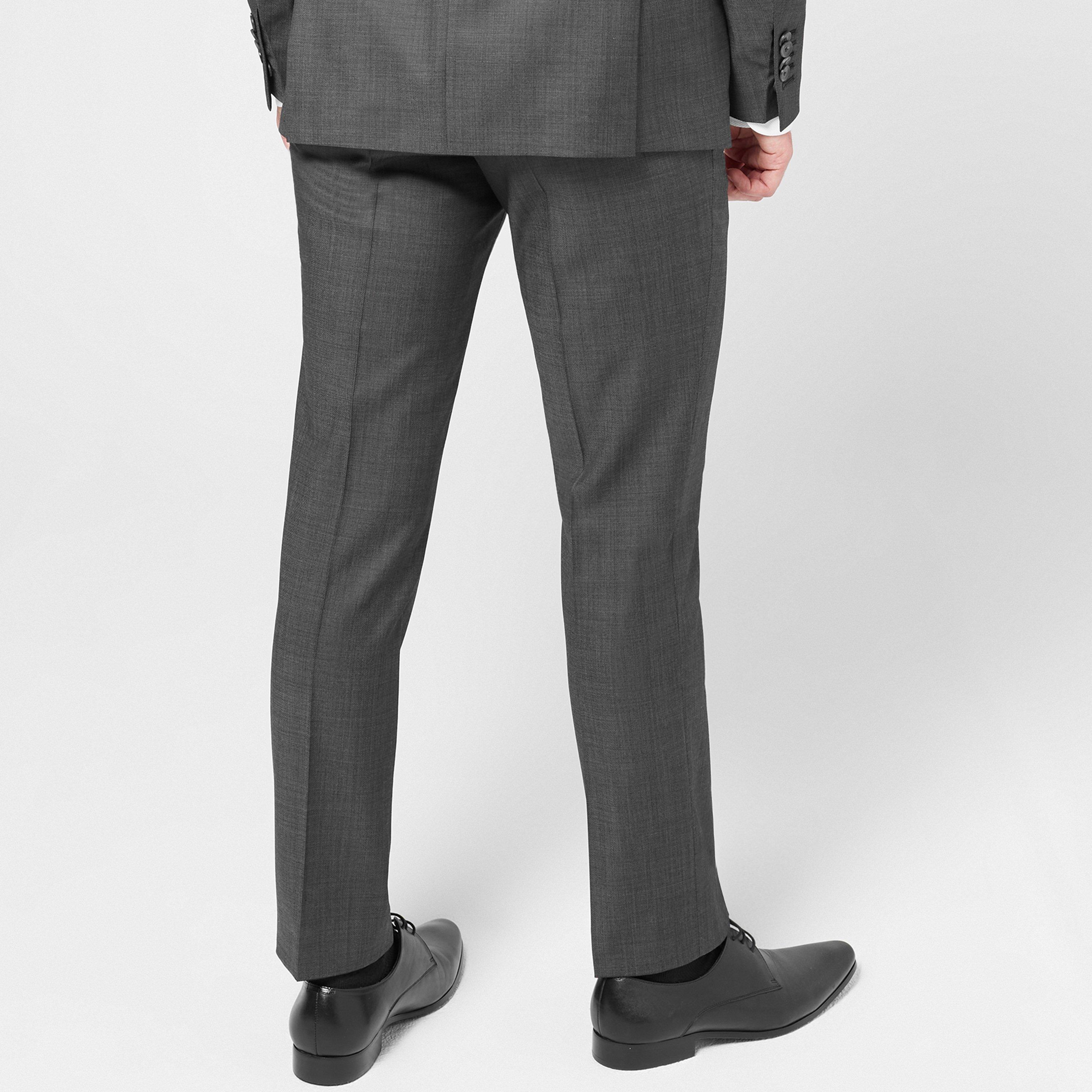 Charcoal - Richard James - Wilder Suit Trousers - 4