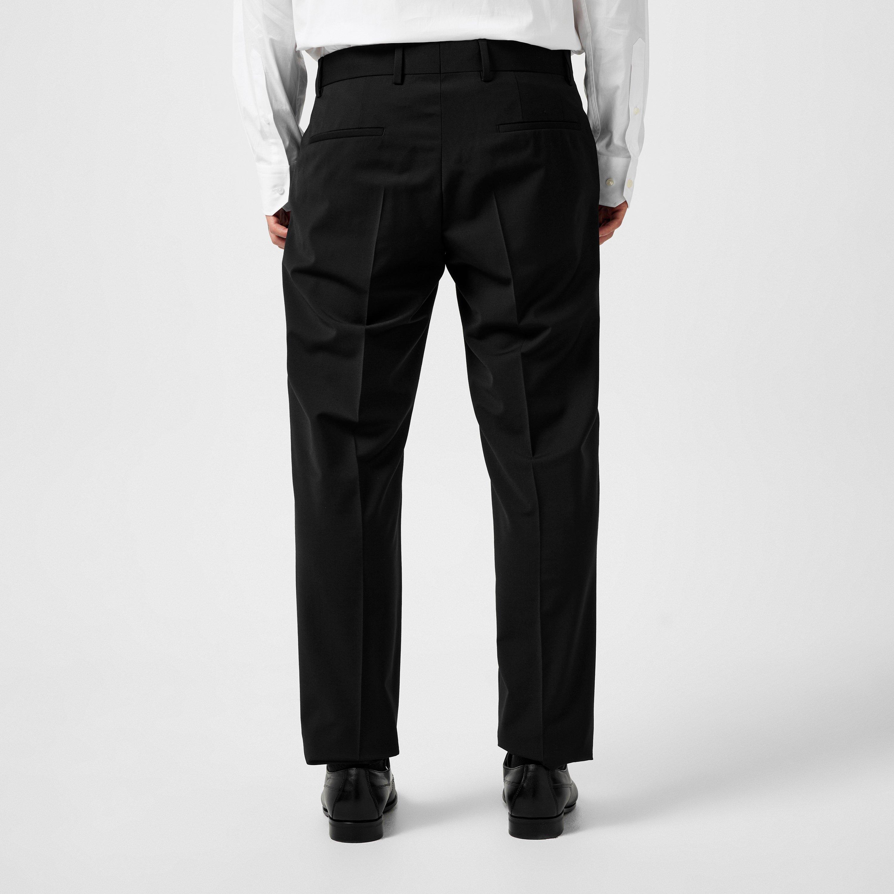 Black 001 - Boss - Men's HBB Genius Suit Trousers, Tailored Fit - 4